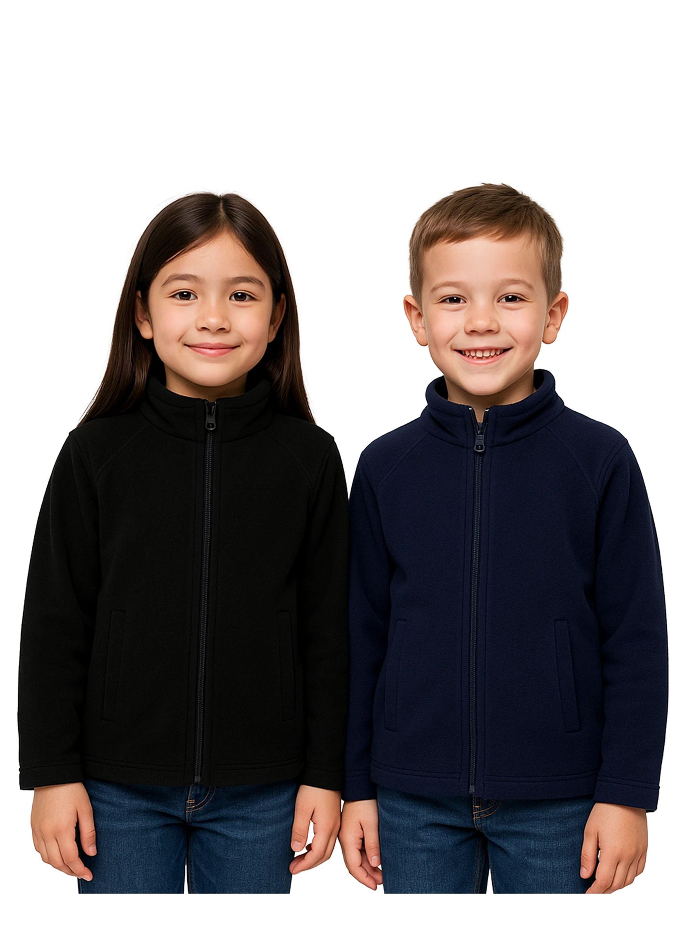 Chaqueta Polar Liso Chilla Niños-2