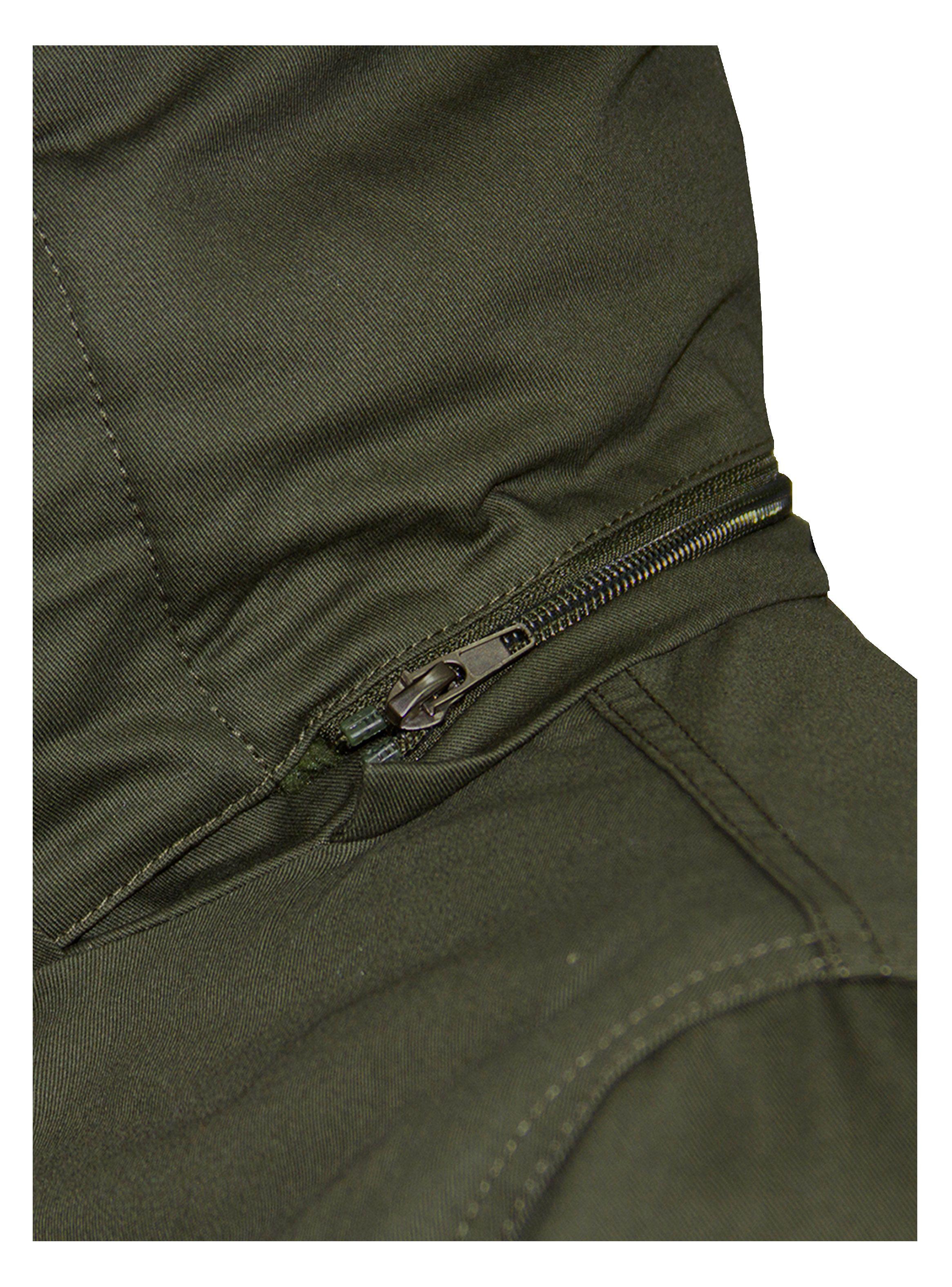 Parka Forro Peluche Gorro Desmontable Velox Unisex-5