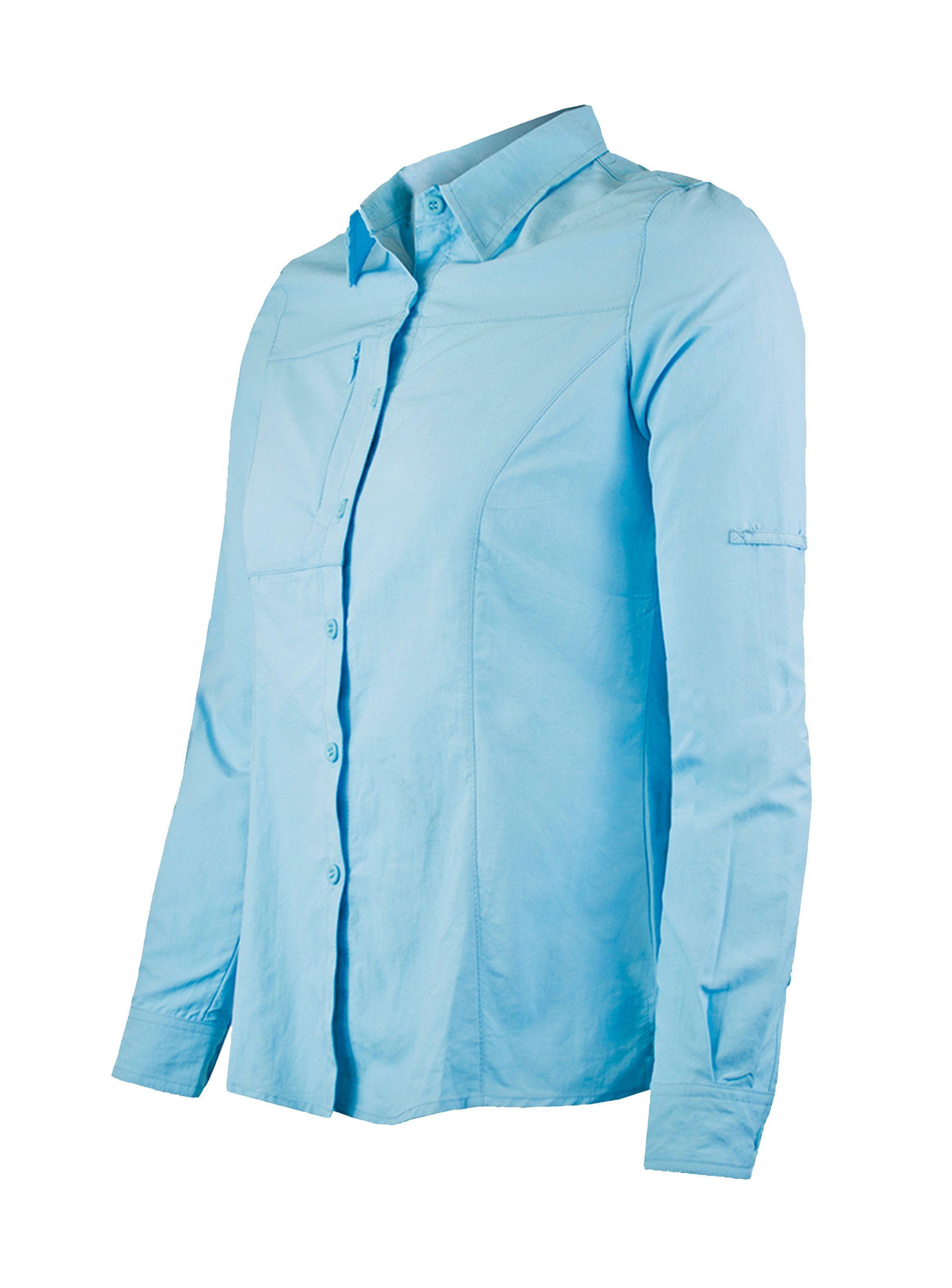 Blusa Trekking Ripstop Manga Larga UPF50 Fénec Mujer-1