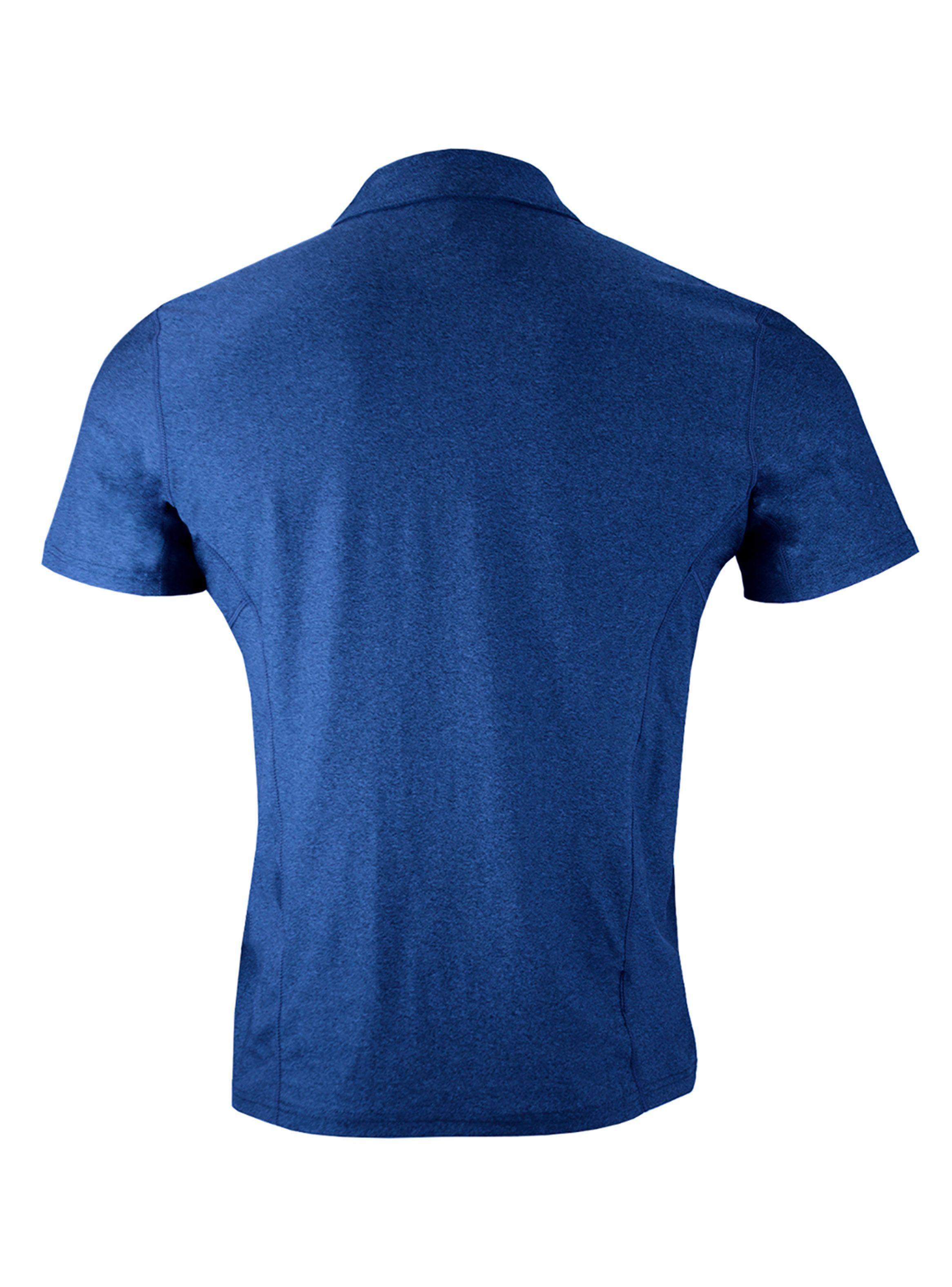 Polera Dry Fit Manga Corta Con Cuello Pale Pro Hombre-2