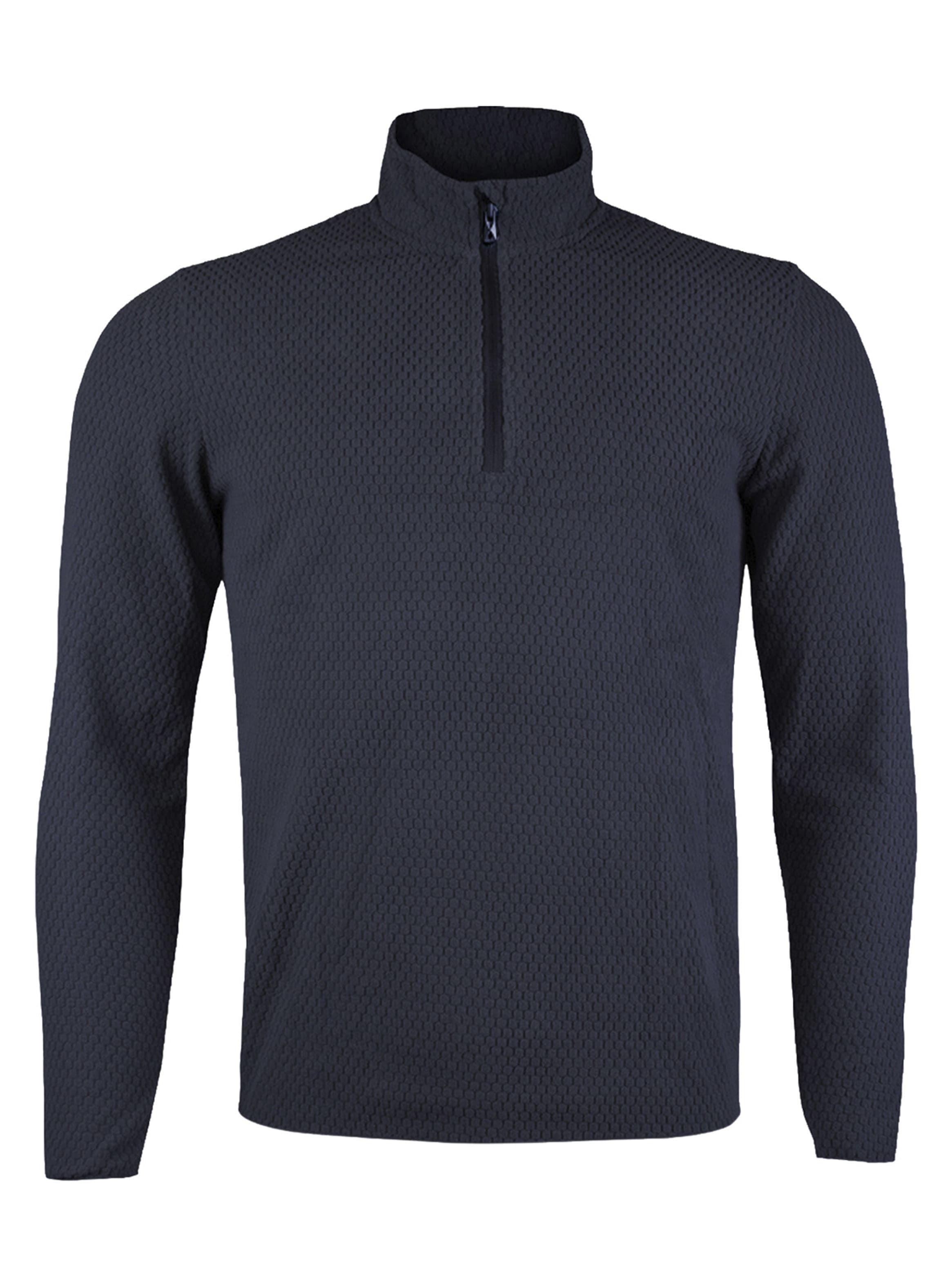 Polera Micropolar Panal Segunda Capa con Cierre Culpeo Pro Hombre-0