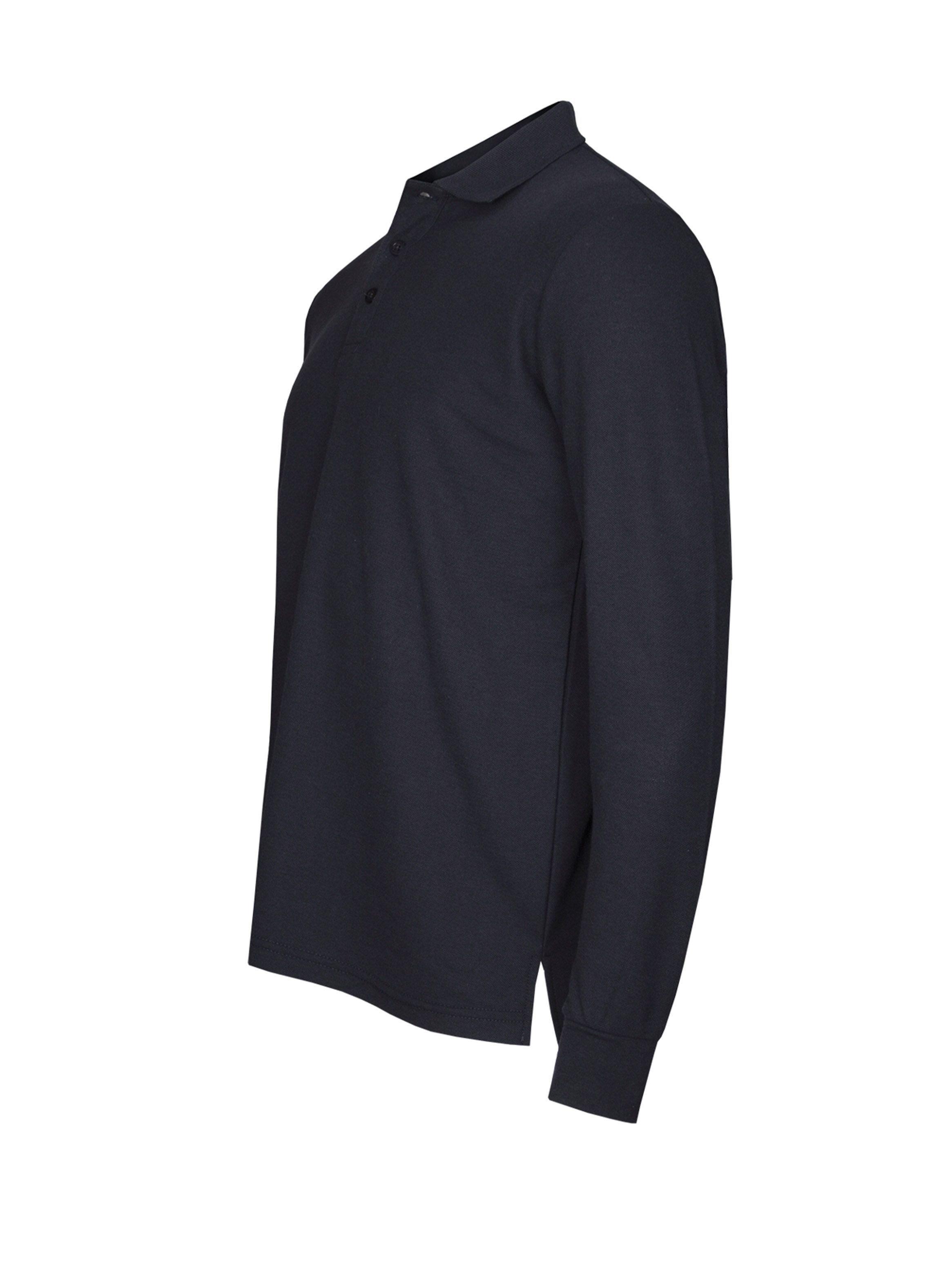 Polera Algodón Pique Manga Larga Velox Hombre-1
