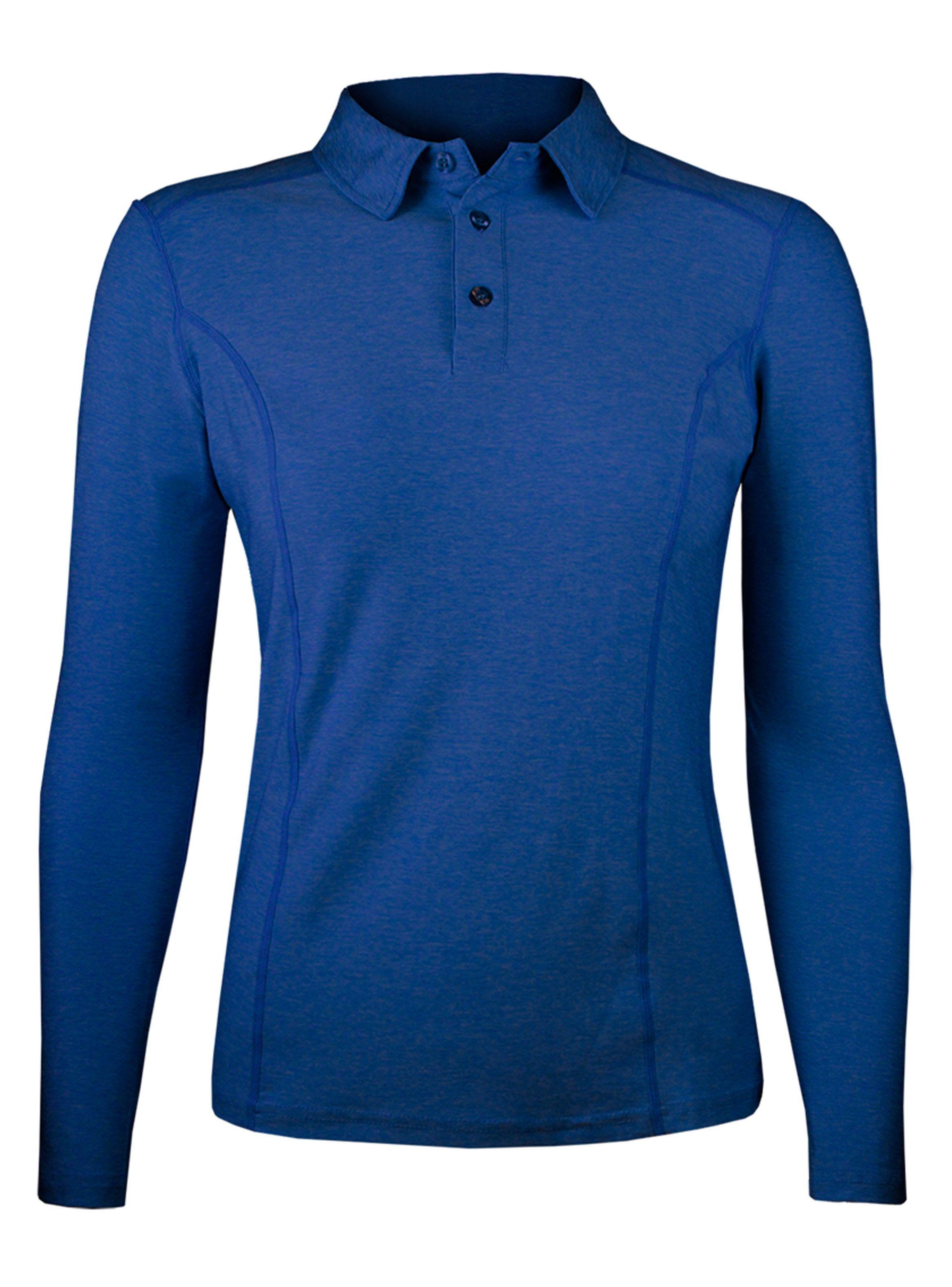 Polera Dry Fit Manga Larga Con Cuello Pale Mujer-0