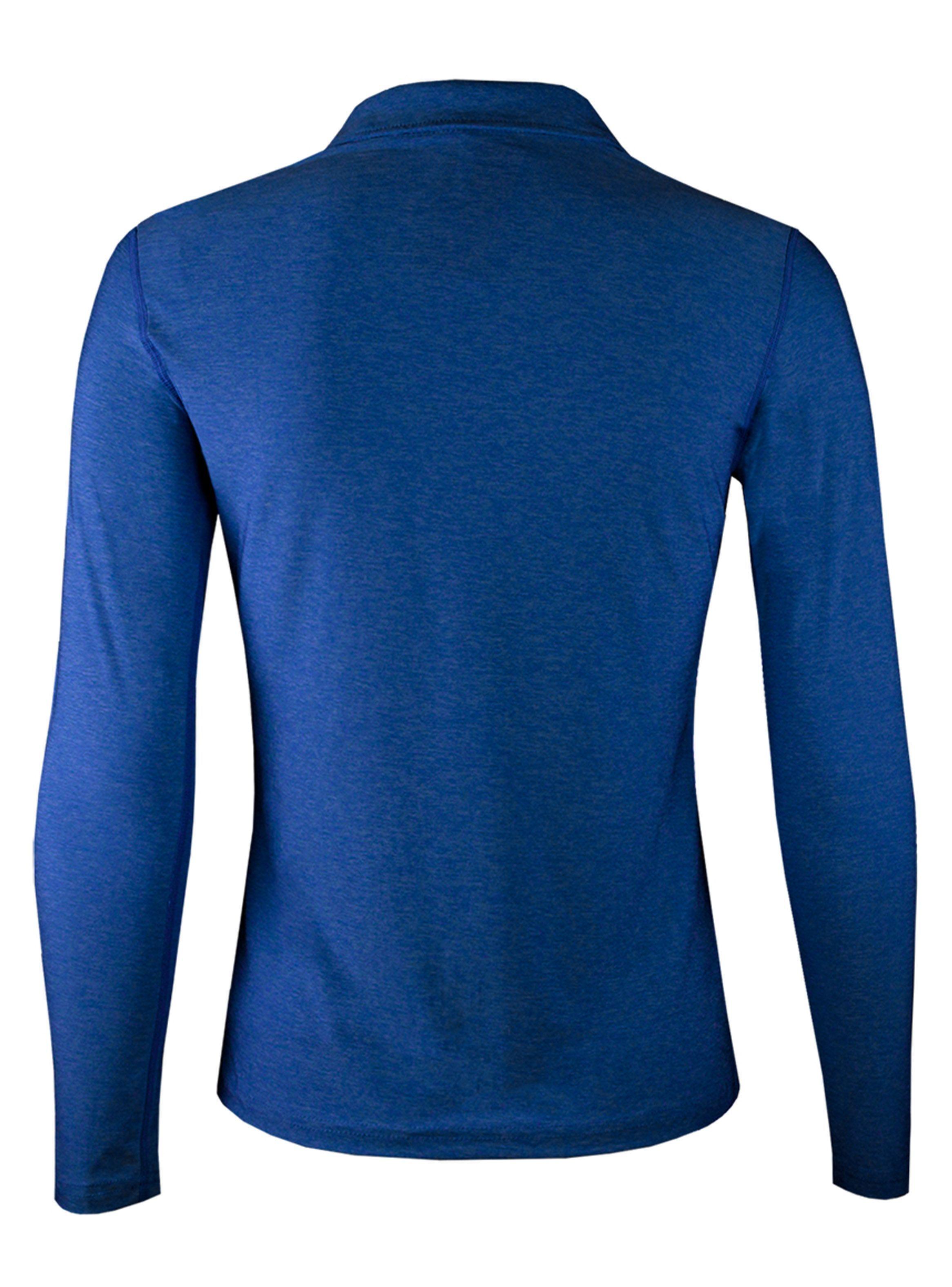Polera Dry Fit Manga Larga Con Cuello Pale Mujer-2