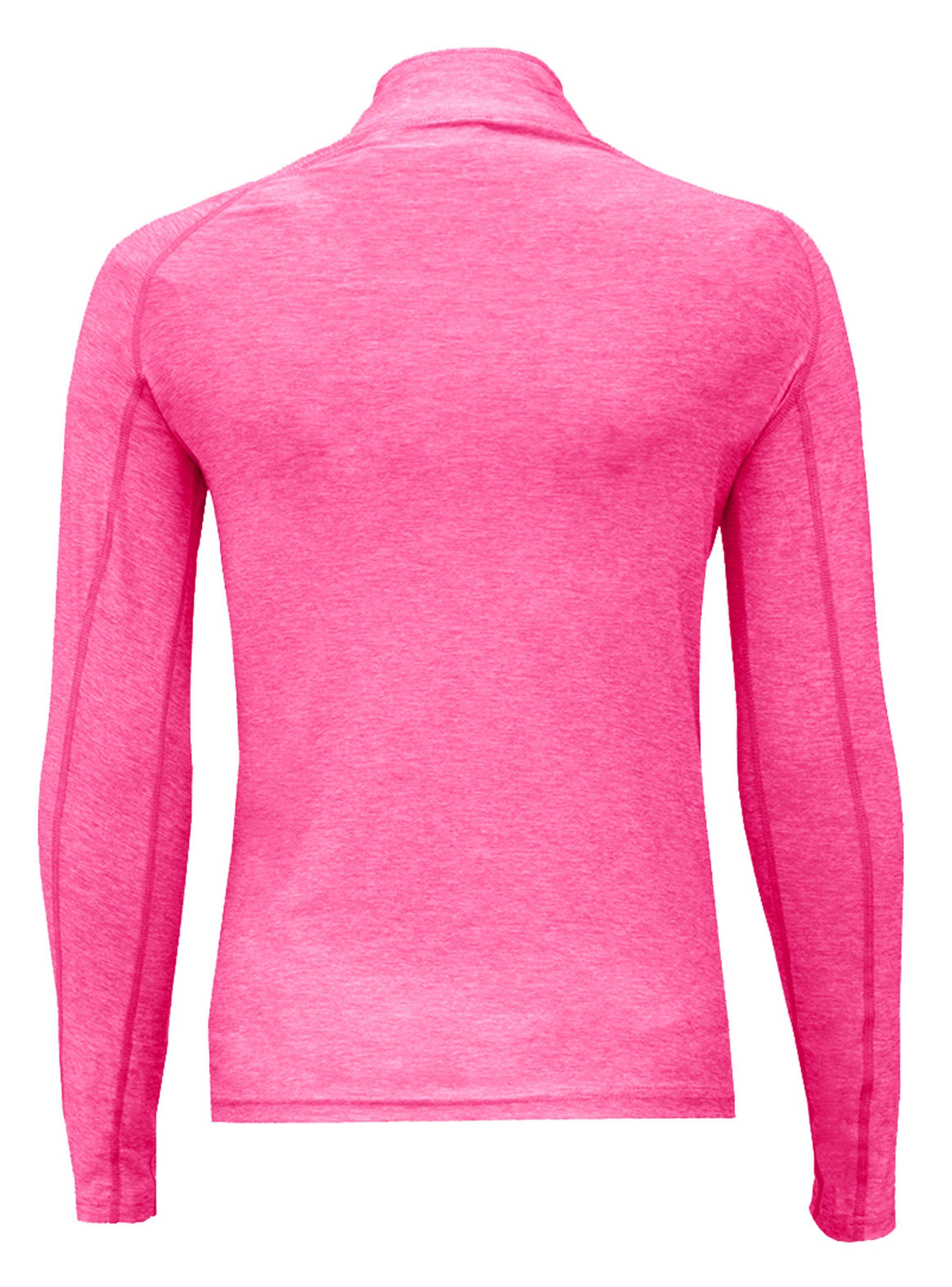 Polera Dry Fit Manga Larga Con Cierre Pale Mujer-2