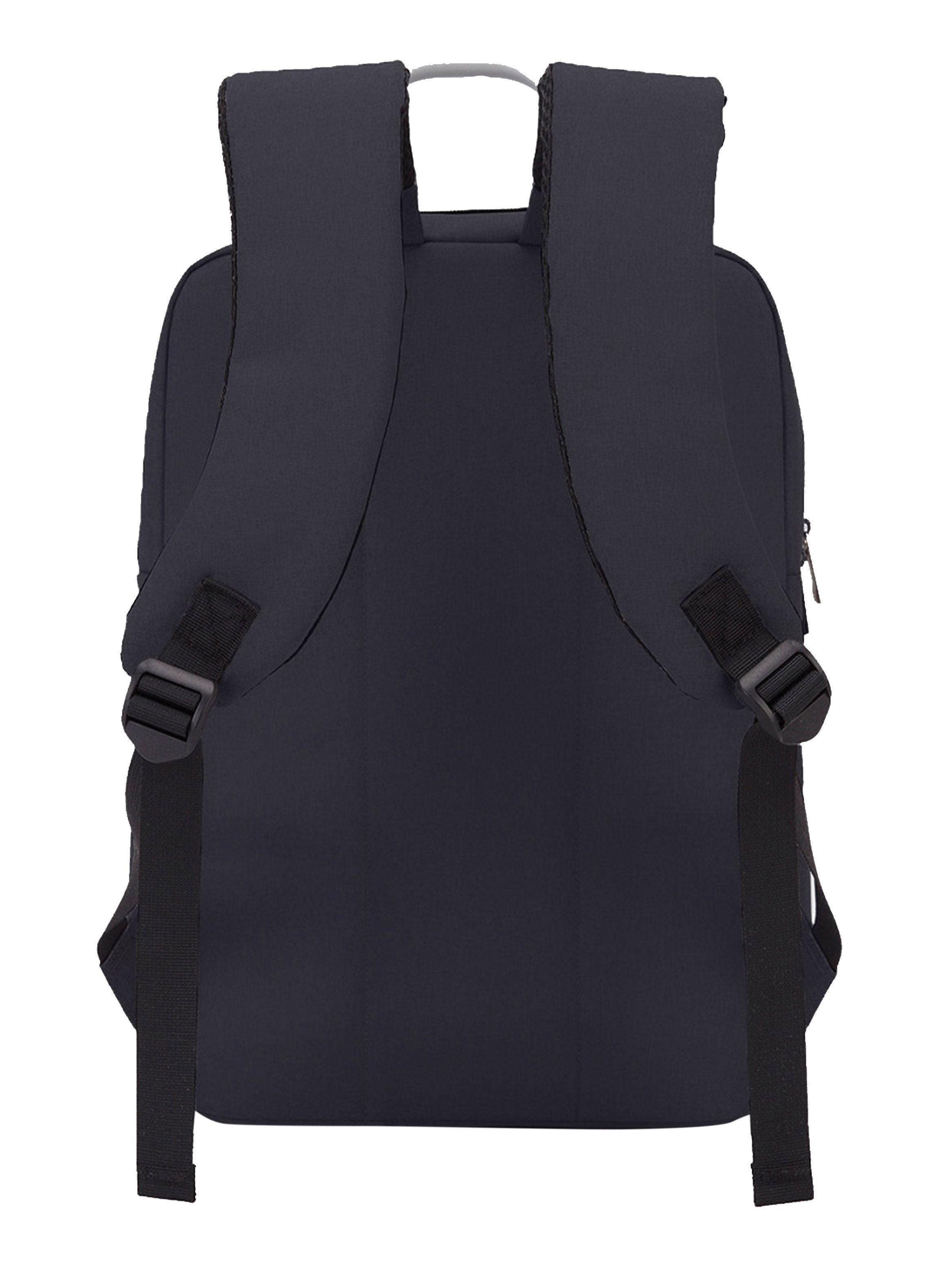 Mochila Multicompartimientos Para Ordenador Azul Unisex-2