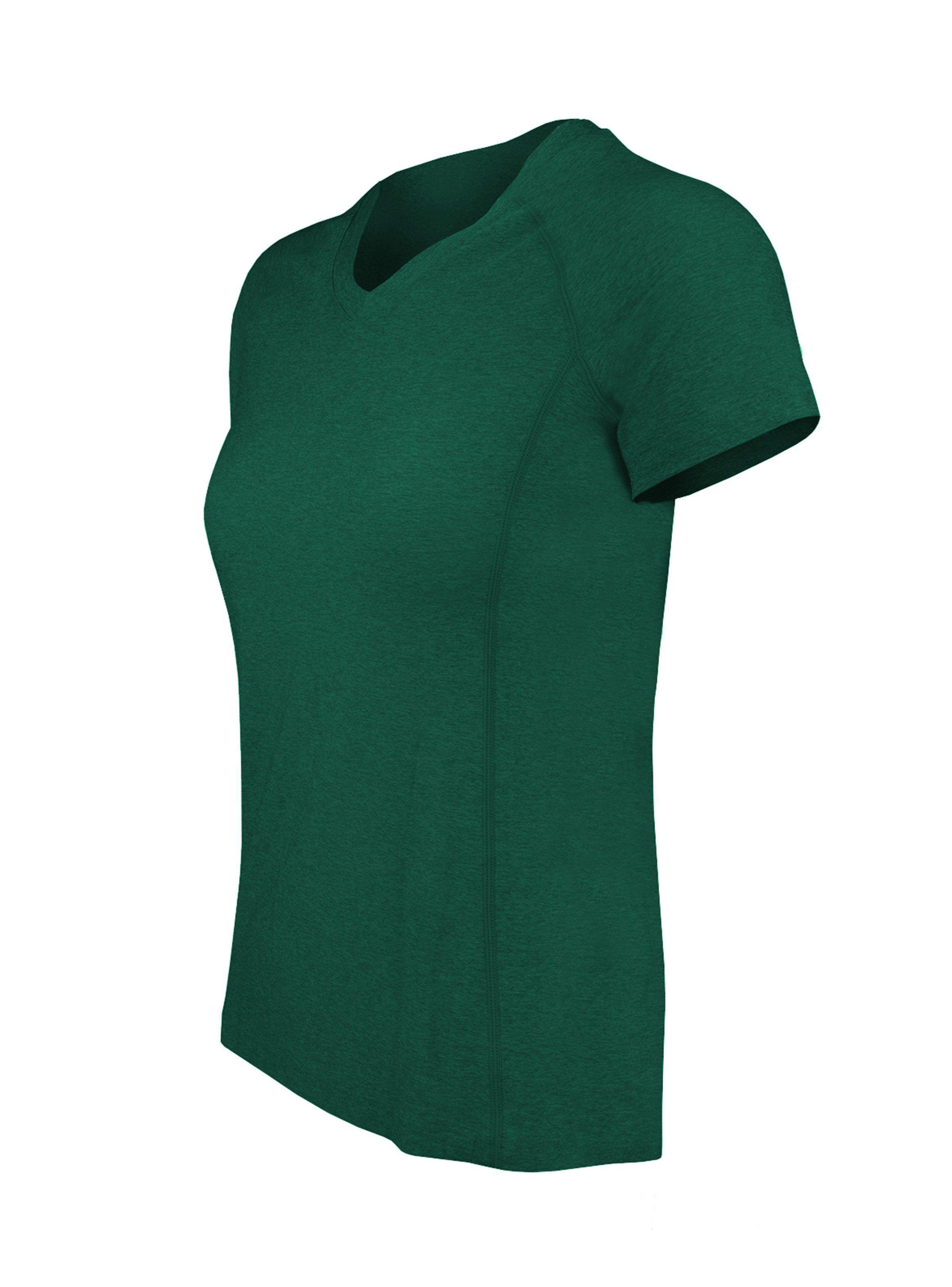 Polera Dry Fit Manga Corta Cuello V Cape Mujer-1