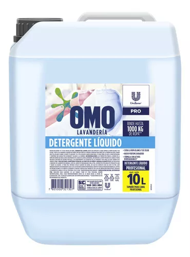 Omo Detergente Líquido Lavandería Profesional 10L-1