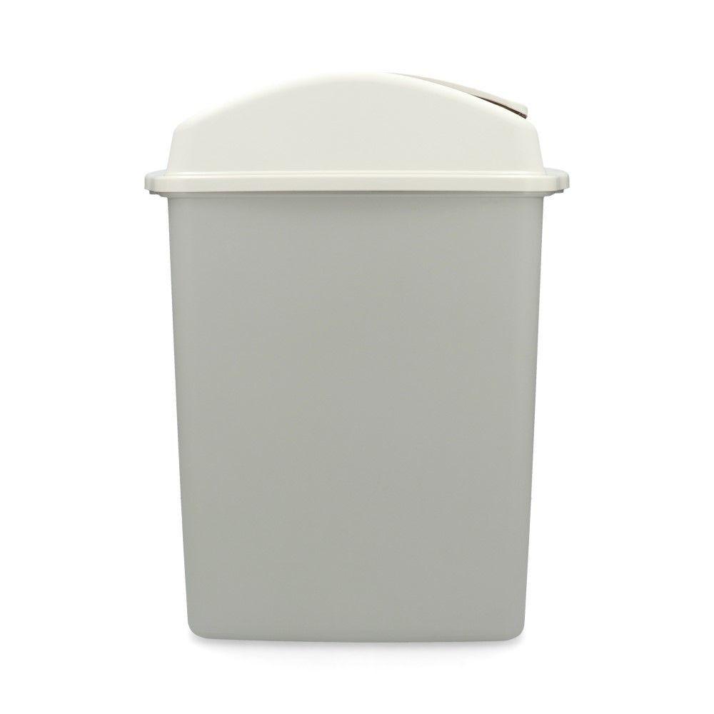 Basurero 20,5 lts Rectangular San Remo con Tapa Vaivén-1
