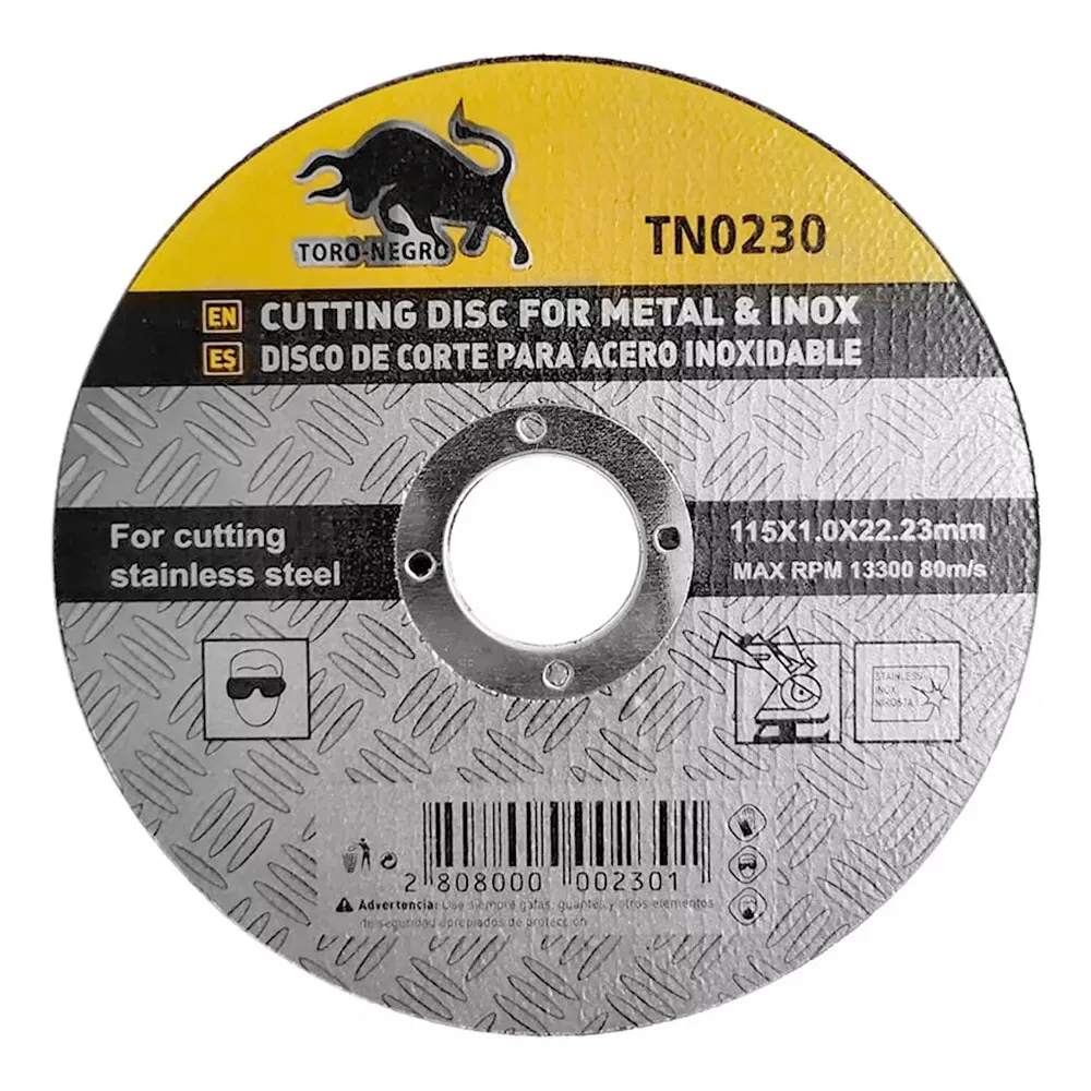 Pack 10 Discos de corte Toro Negro TN0230 1/4-2