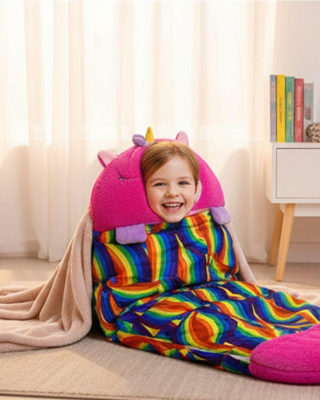 Saco Para Dormir Infantil-Unicornio Rosa TF-4