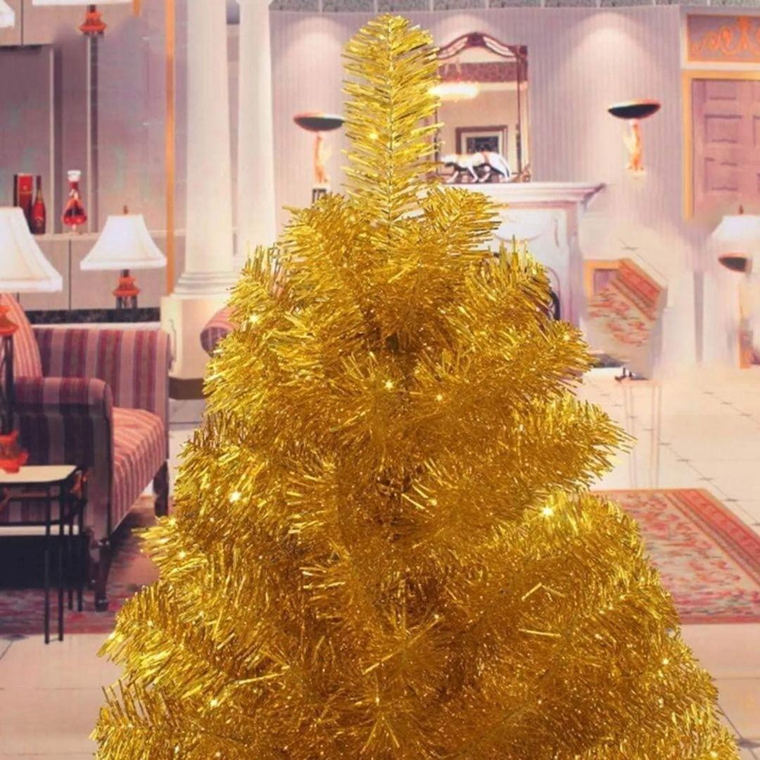 ARBOL DE NAVIDAD DE 150CM COLOR DORADO CON 350 RAMAS WYM-2