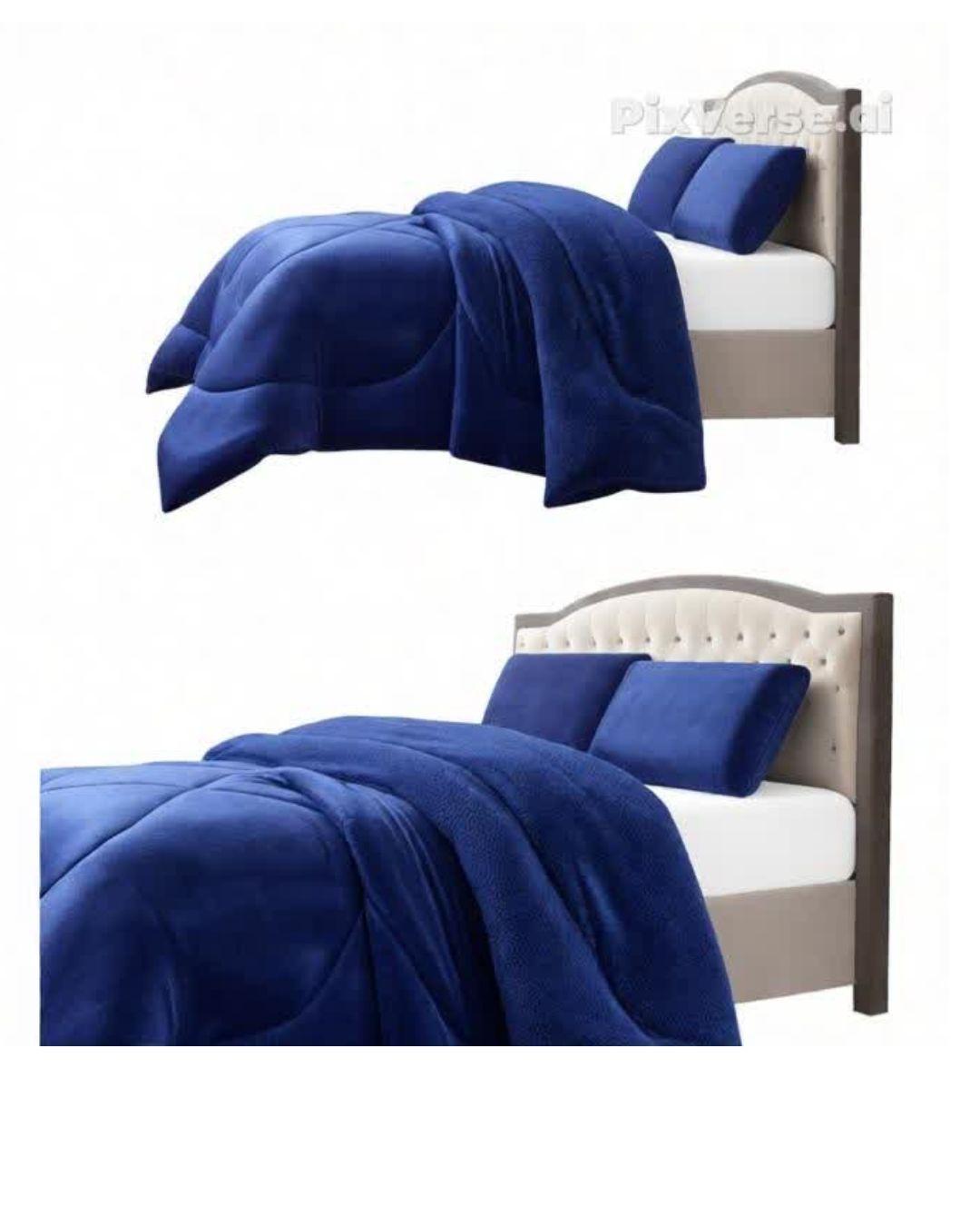 Cobertores de inverno  Plush con chiporro KING-TF-2
