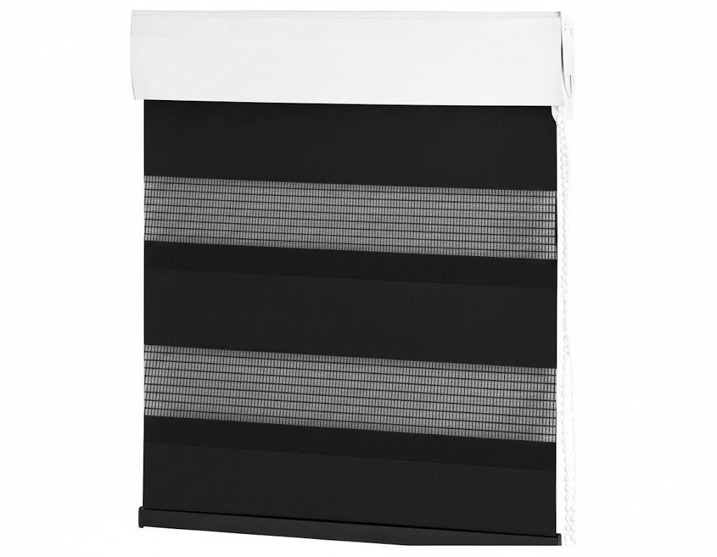 CORTINA ROLLER DUO ZEBRA DIA NOCHE 120X200 CM GRIS TFI-3