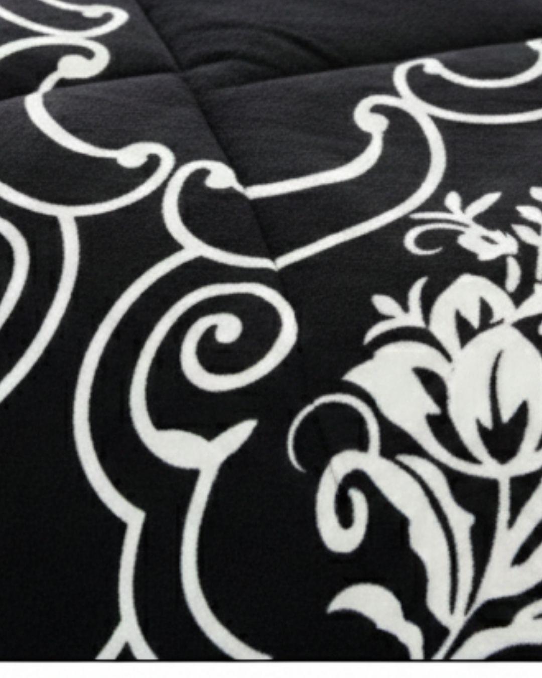 Cobertor Plush Con Chiporro 2 Plazas Extra Suave-Negro TF-3