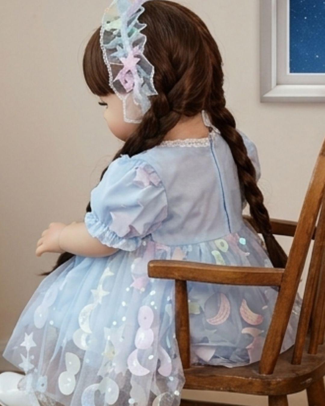Muñeca Reborn Realista 100% Silicona Sólida - 55cm De Lujo WM-3