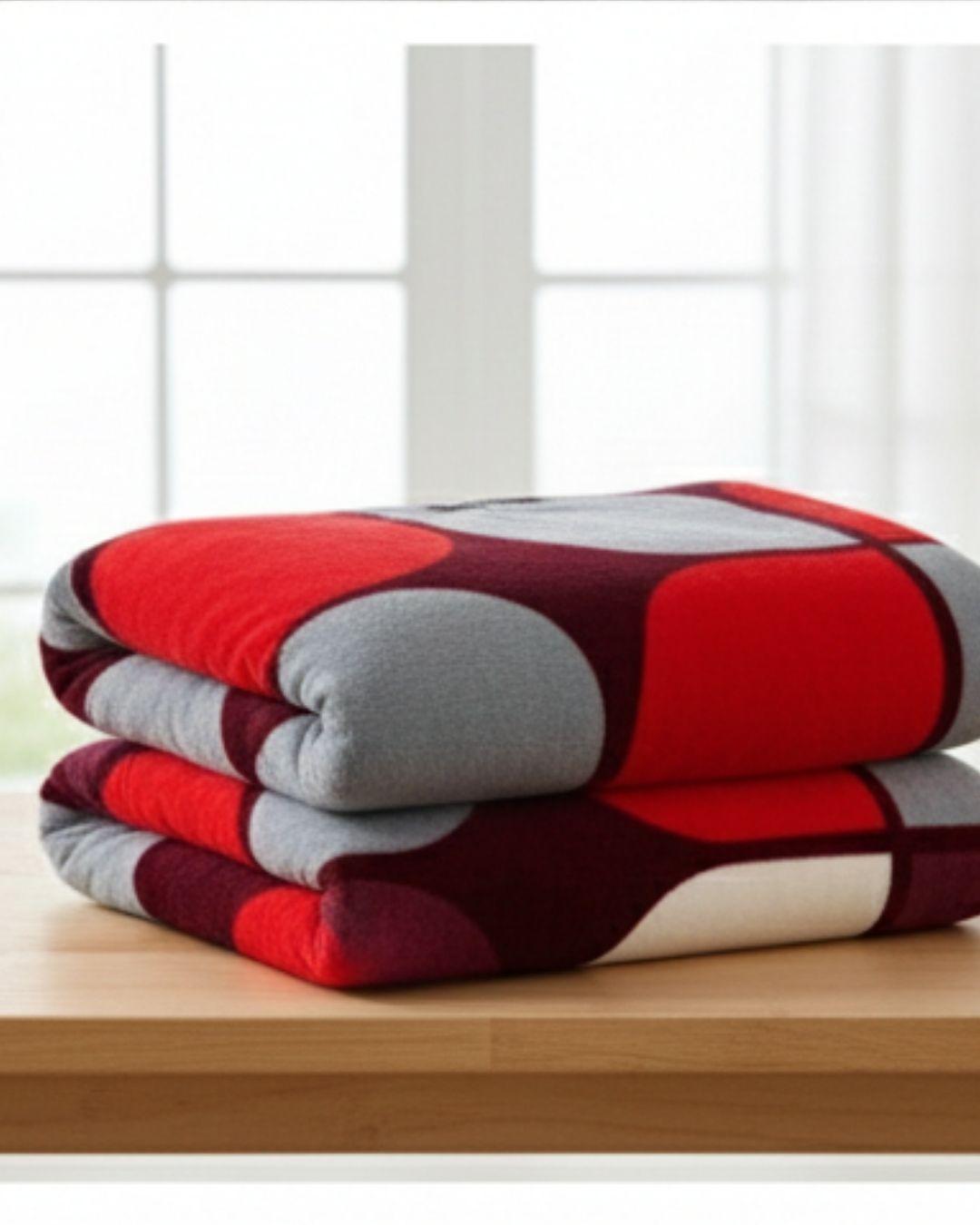 Cobertor Plush Con Chiporro 2 Plazas Extra Suave-Burdeo.TF-3