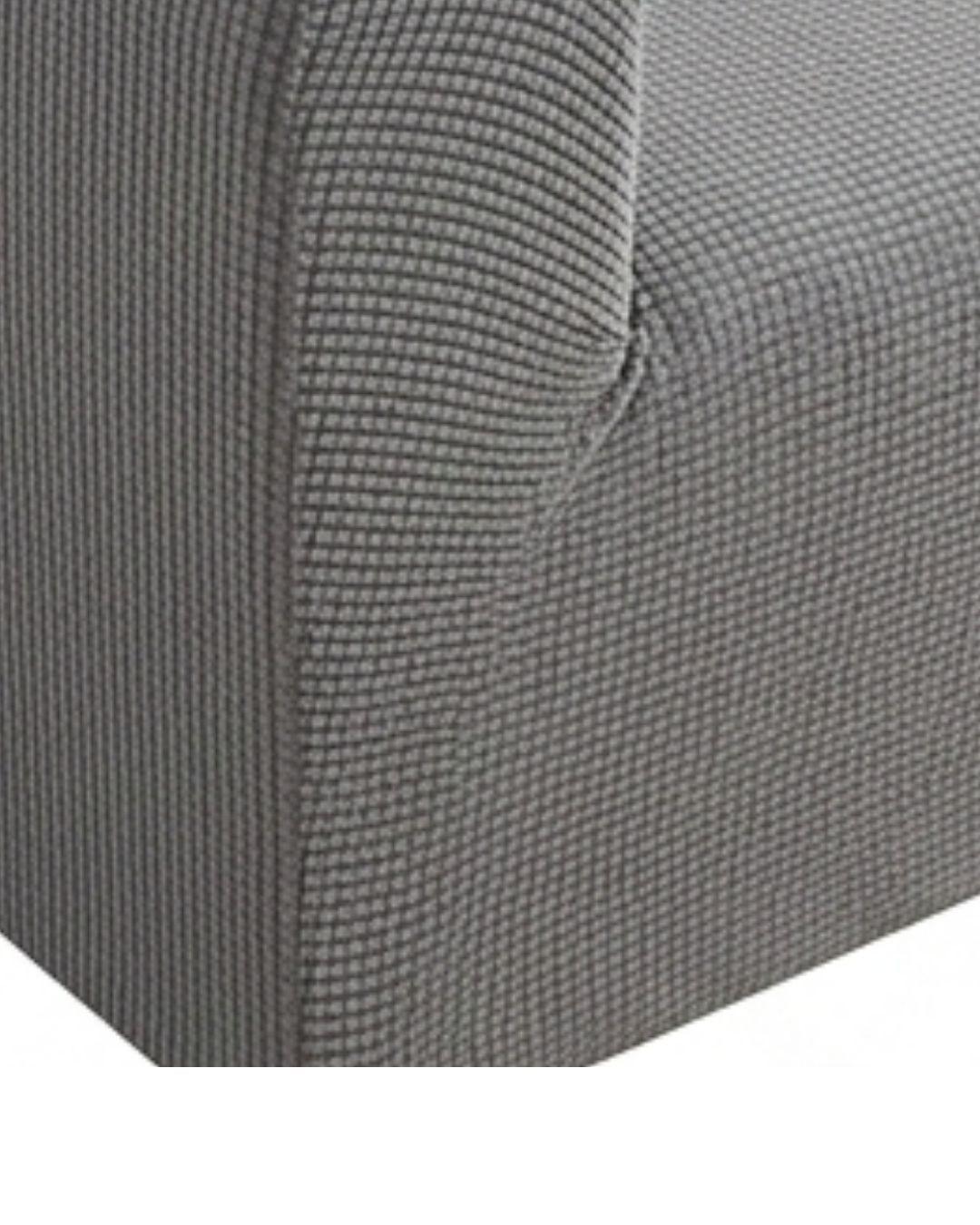 Funda Cubre Sillón 3 Cuerpos - Diseño Texturizado Cuadrillé RS.-1