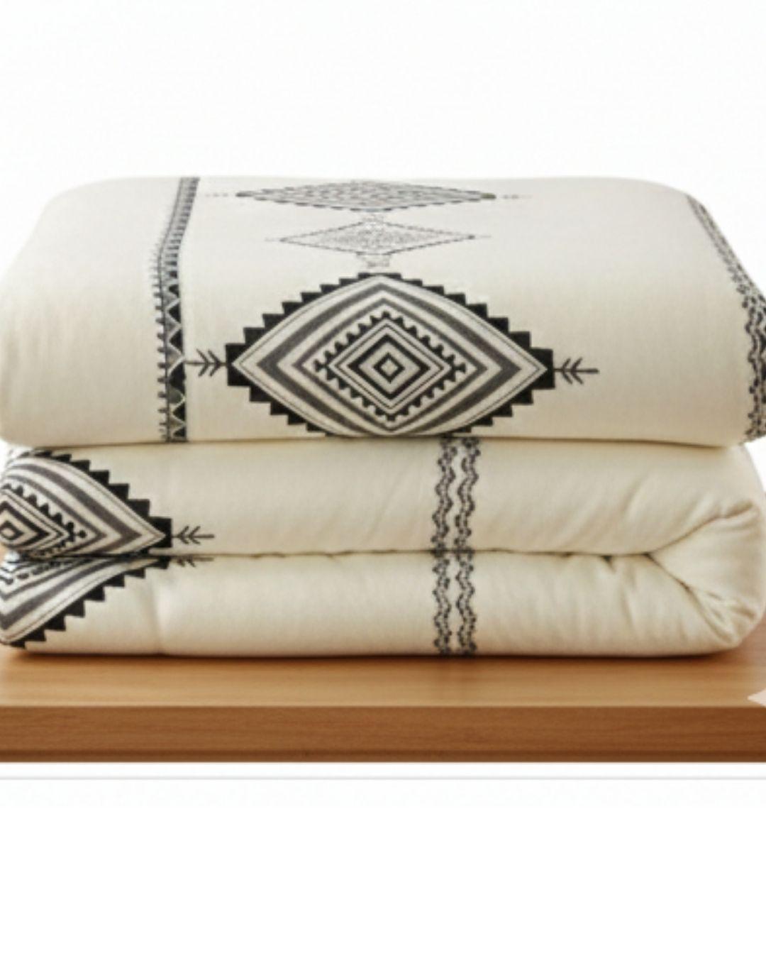 Cobertor Plush Con Chiporro 2 Plazas Extra Suave-Beige TF-3