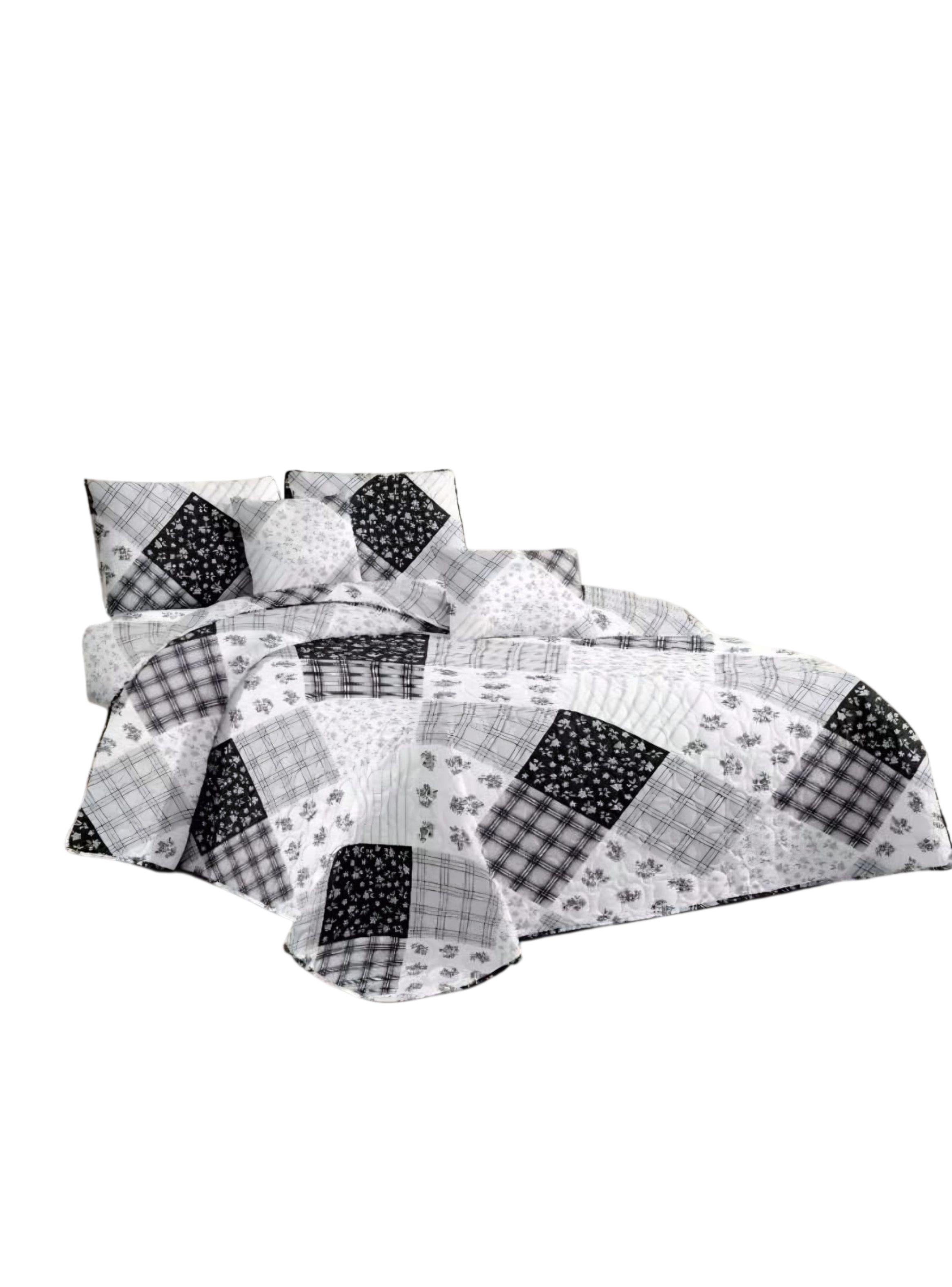 Cubrecama Quilt - Diseño Moderno. - 2 Plazas TF.-0