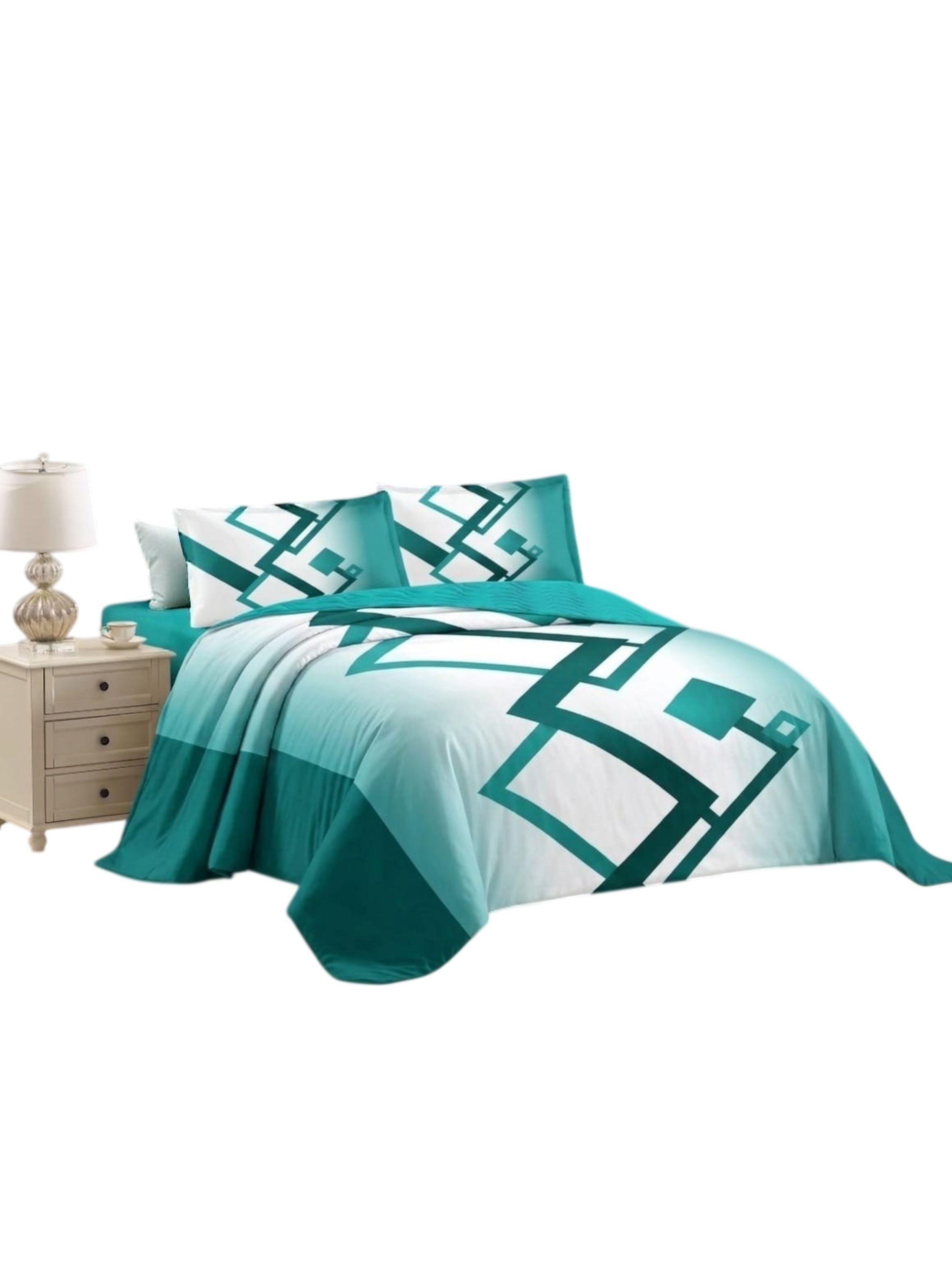 Cubrecama Quilt - Diseño Moderno. - 2 Plazas TF.-0