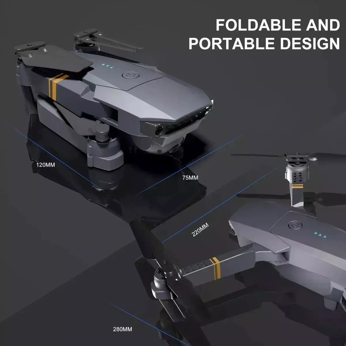 Drone 4k Profesional Dual Cámara Wifi Fpv-2