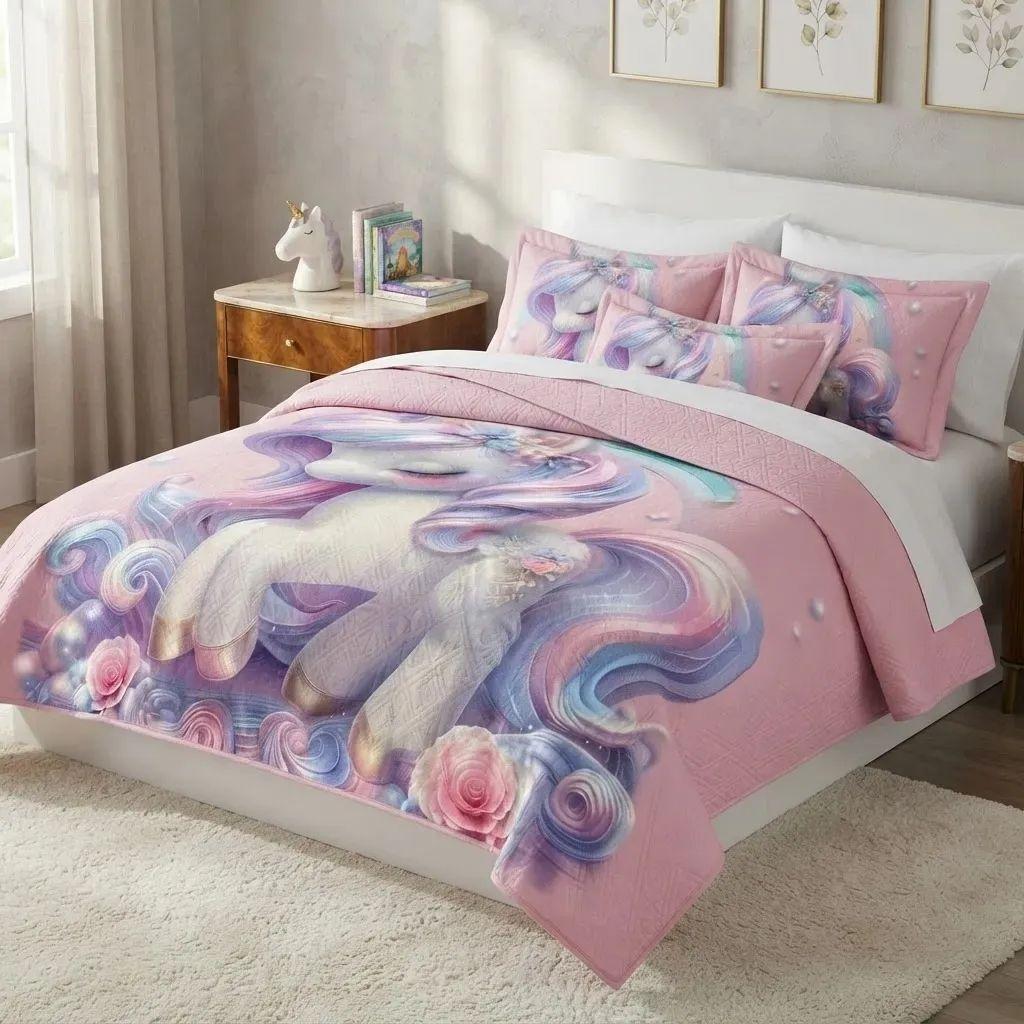 Cubrecama De Verano Quilt Niña Diseños Infantiles Infantil TF-3