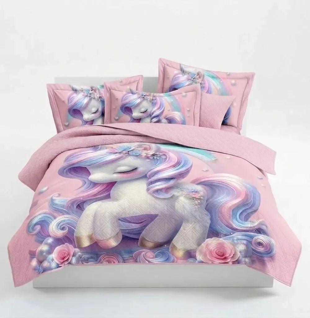 Cubrecama De Verano Quilt Niña Diseños Infantiles Infantil TF-4