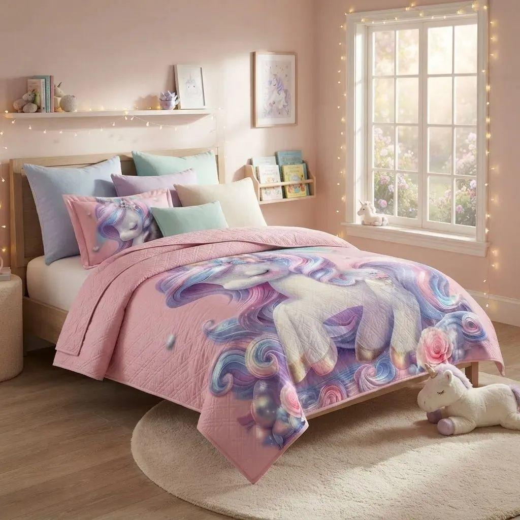 Cubrecama De Verano Quilt Niña Diseños Infantiles Infantil TF-5
