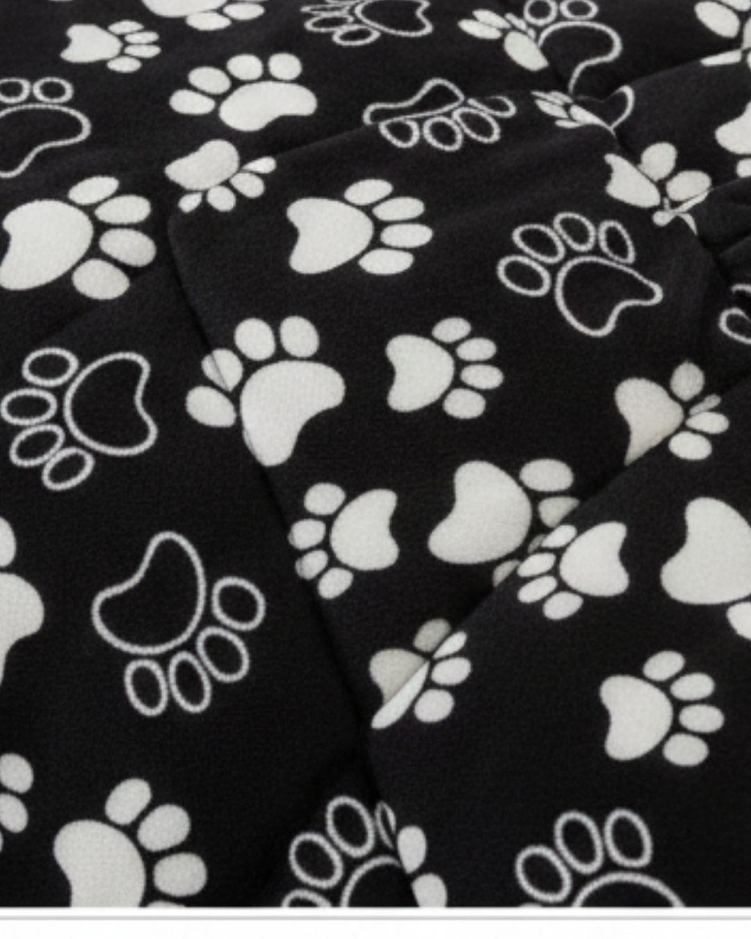 Cobertor Plush Con Chiporro 2 Plazas Extra Suave-Patitas De Cachorro TF-3