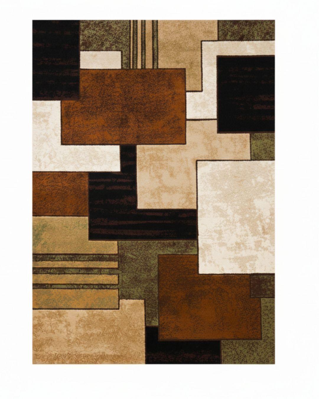 ALFOMBRA 3D DISEÑO MODERNO ANTIDESLIZANTE 160x200 PARA TU LIVING-WYM-2