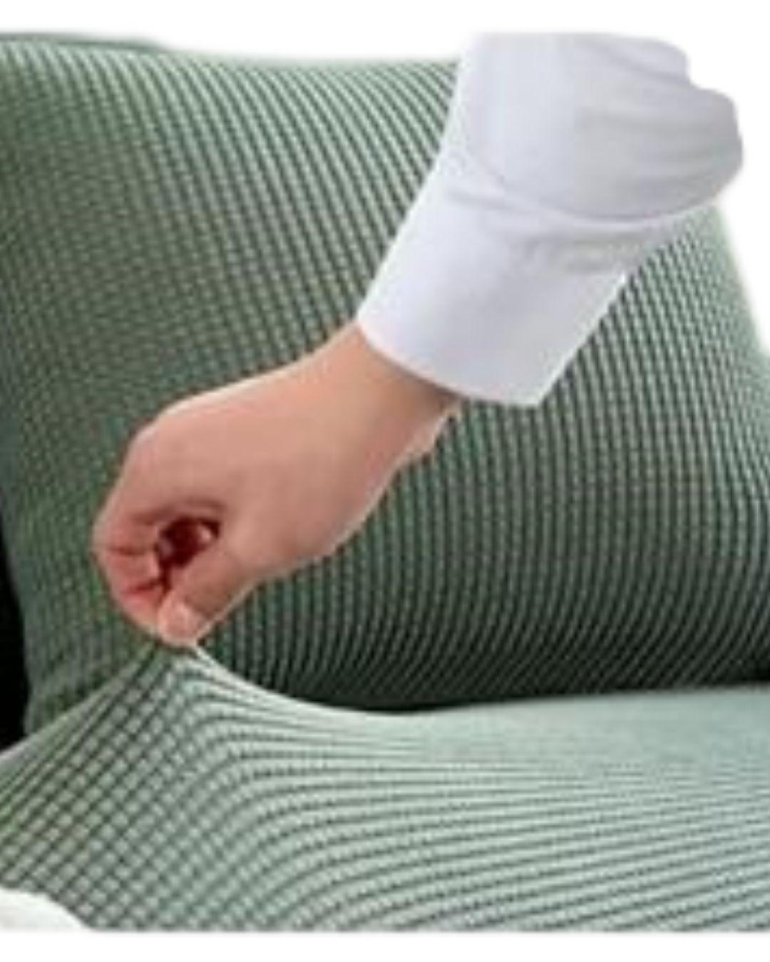 Funda Cubre Sillón 3 Cuerpos - Diseño Texturizado Cuadrillé RS-3