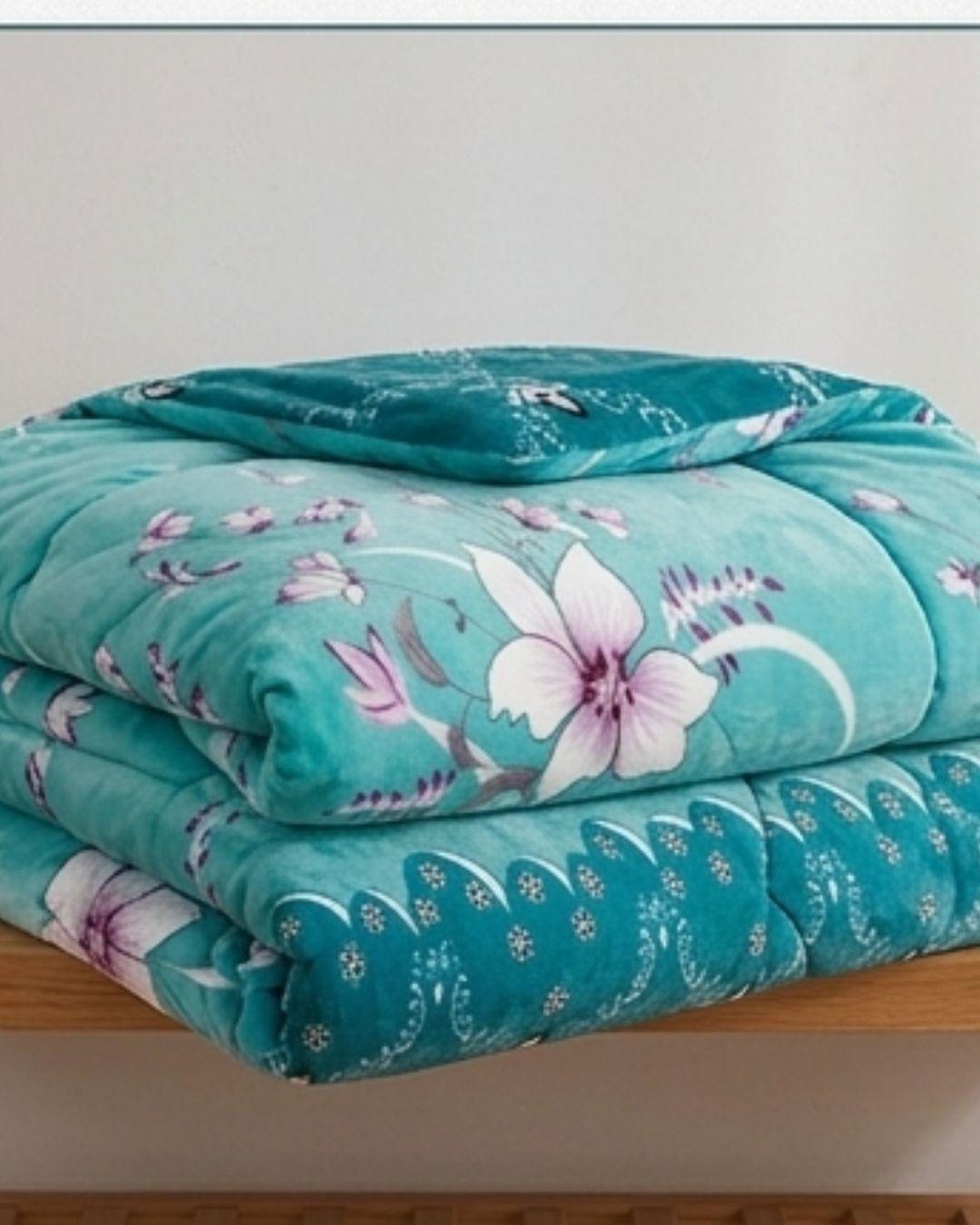 Cobertor de Polar con Chiporro Con Diseño - 2 Plazas (Extra Grande) WM-4