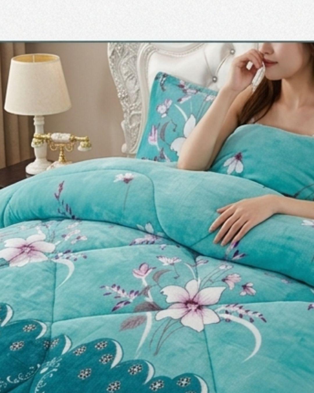 Cobertor de Polar con Chiporro Con Diseño - 2 Plazas (Extra Grande) WM-2