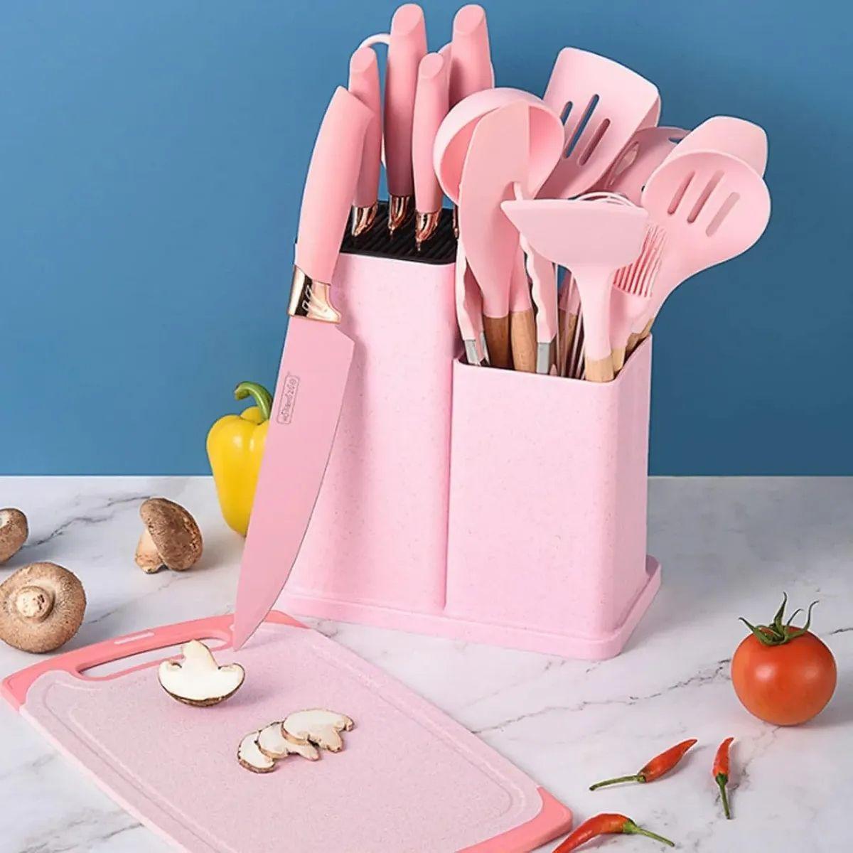 Utensilios De Cocina De Silicona Antiadherente De 19 Piezas -5
