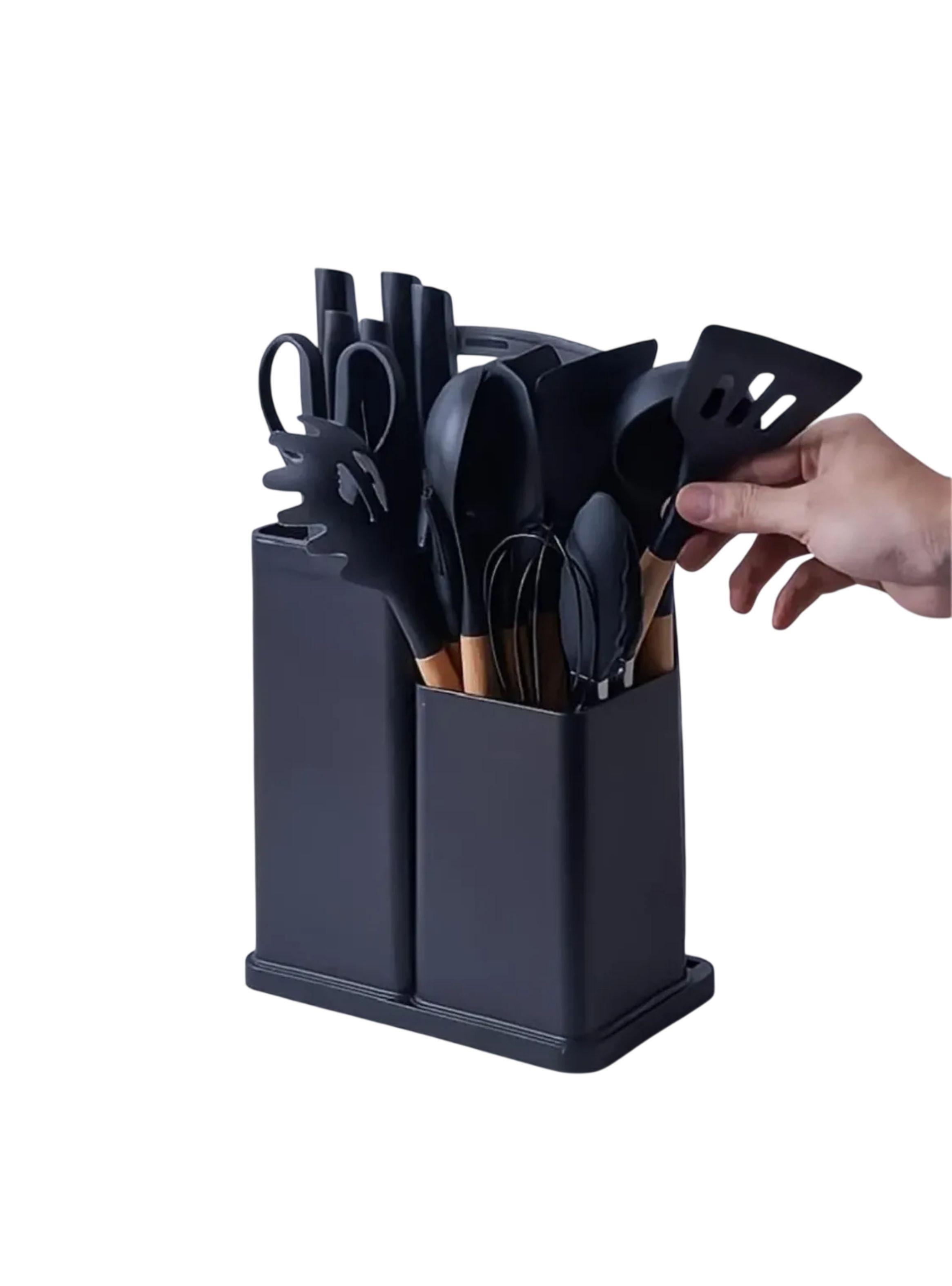 Utensilios De Cocina De Silicona Antiadherente De 19 Piezas -0