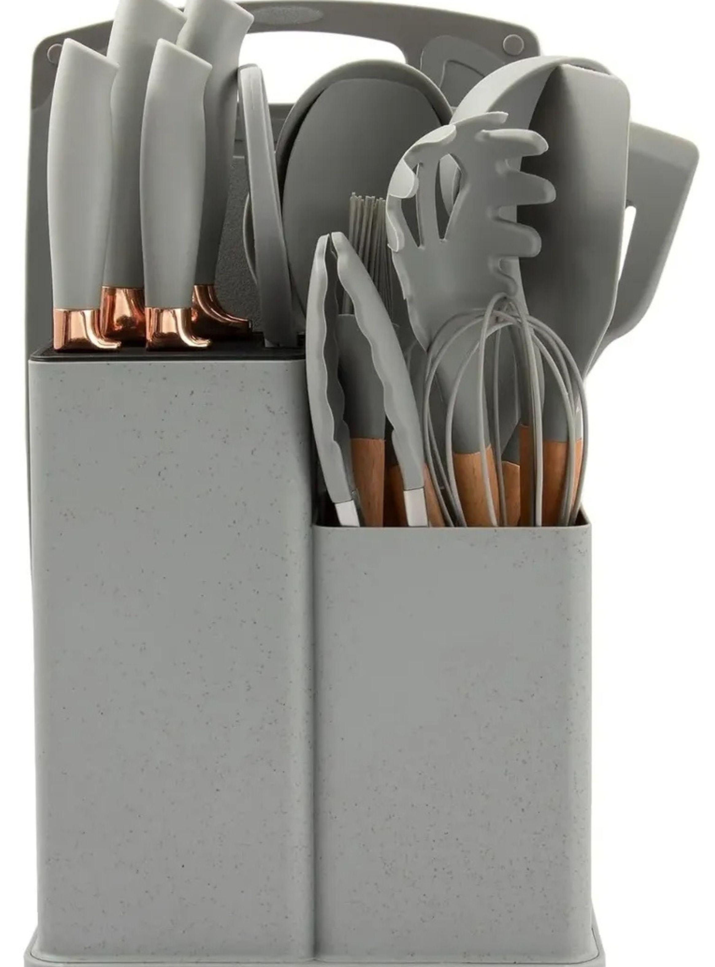 Utensilios De Cocina De Silicona Antiadherente De 19 Piezas -0