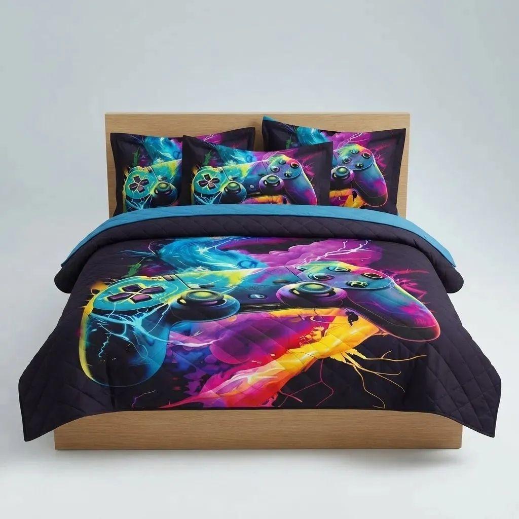 Cubrecama De Verano Quilt Estampado Diseños Juveniles TF-1