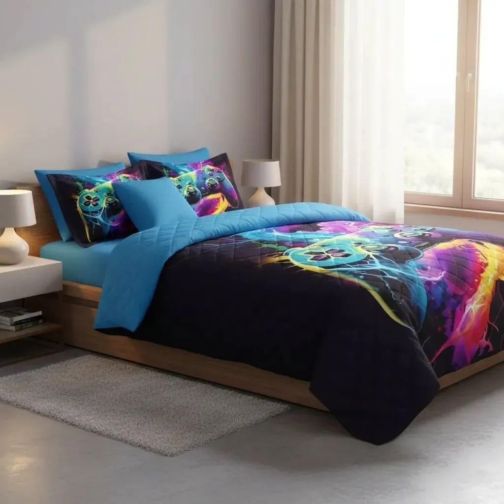 Cubrecama De Verano Quilt Estampado Diseños Juveniles TF-3