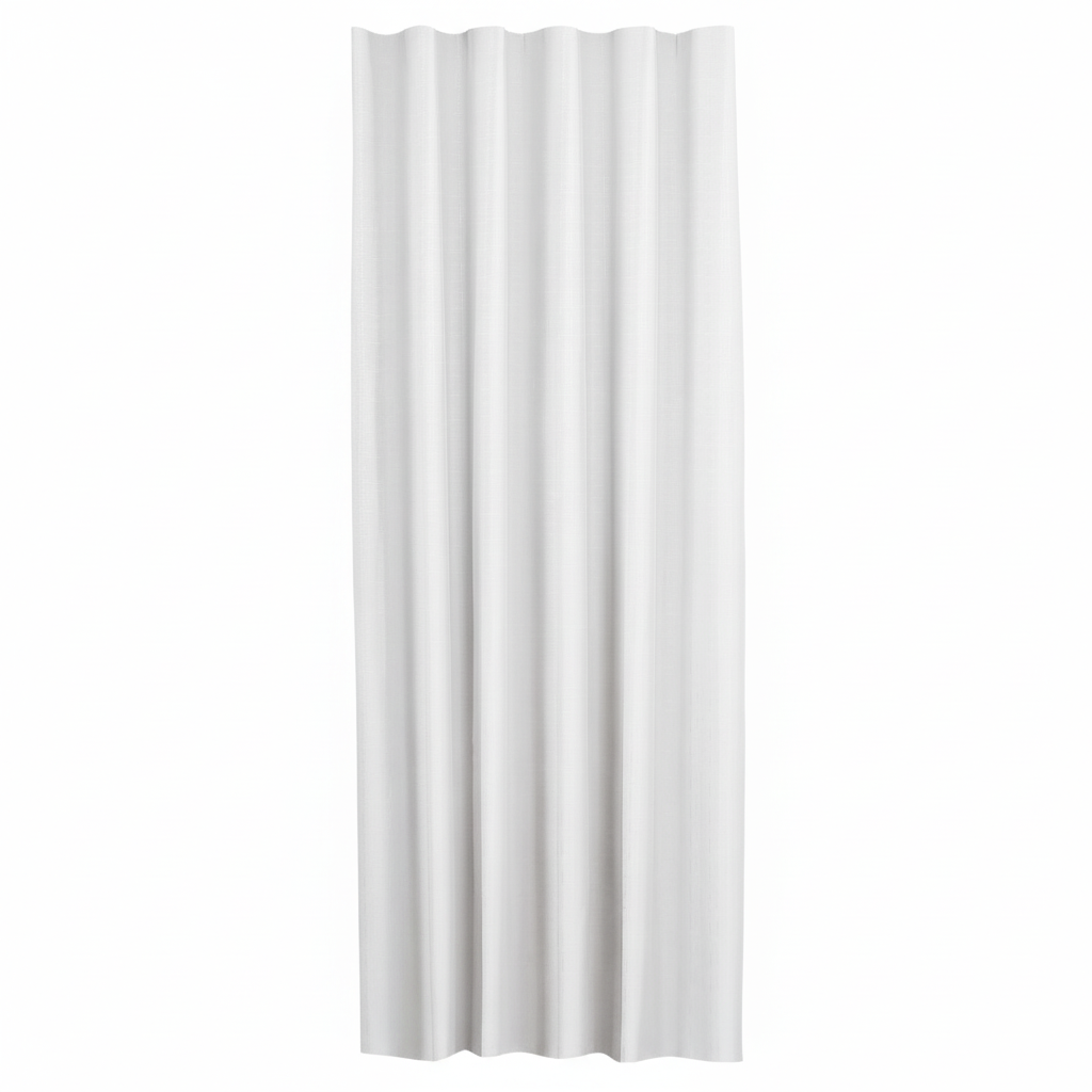 Cortinas Blackout Engomadas de calidad-Blanco-0