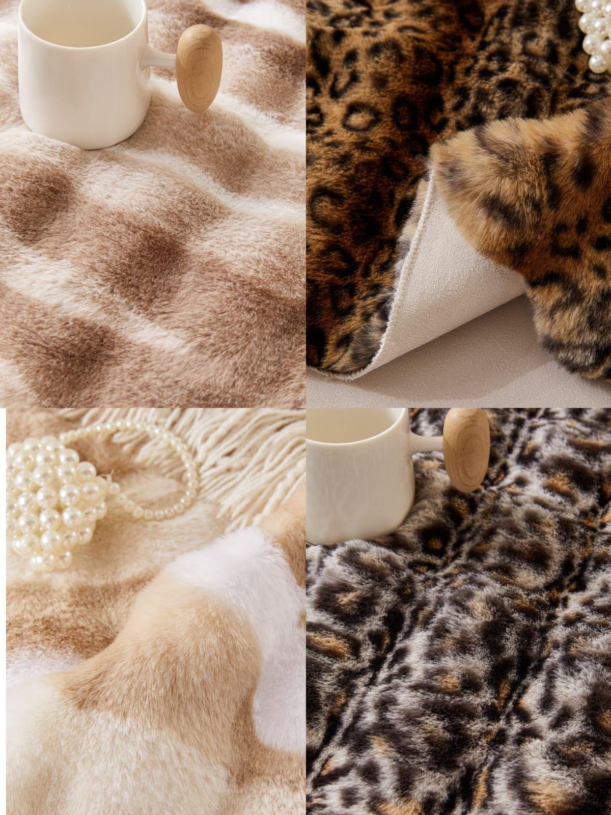 Alfombra Textura Piel de Conejo - 120 cm x 180 cm TF-2