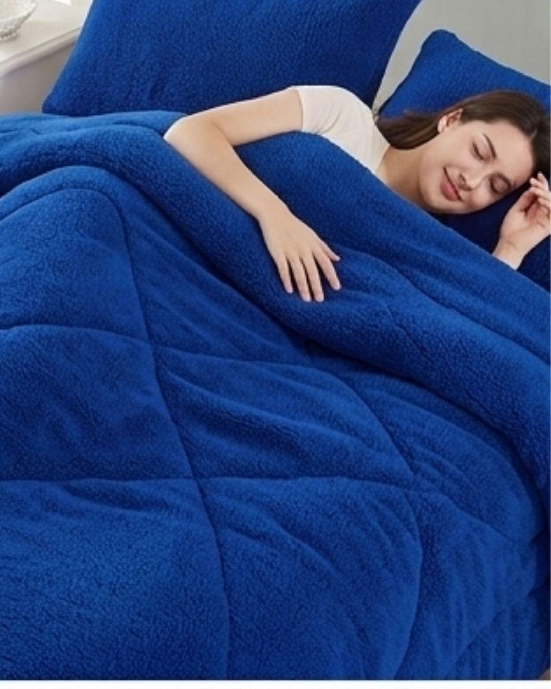 Cobertor de Invierno Premium - Chiporro Liso (2 Plazas) RS-3