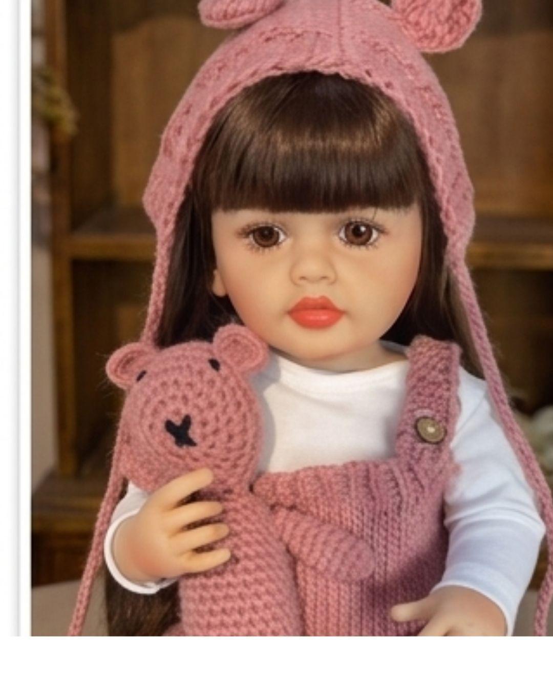 Muñeca Reborn Realista 100% Silicona Sólida - 55cm De Lujo WM.-2