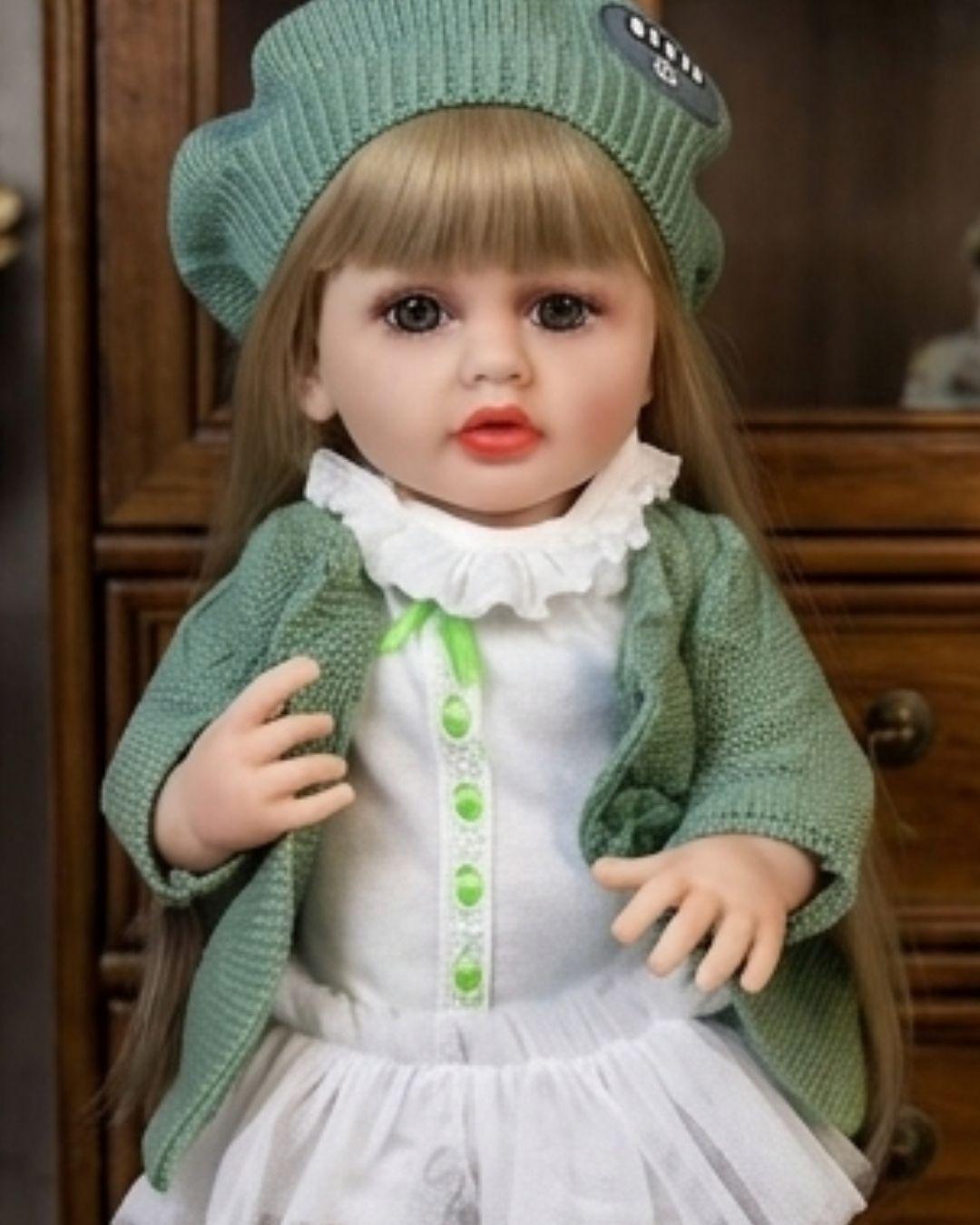 Muñeca Reborn Realista 100% Silicona Sólida - 55cm De Lujo WM.-2