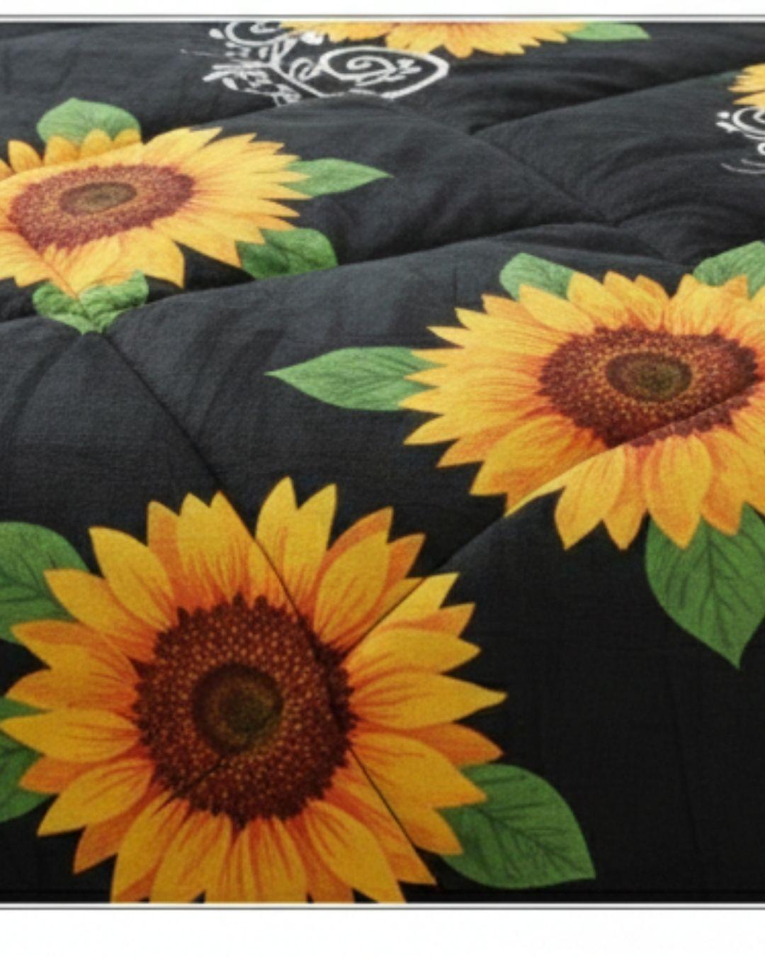 Cobertor Plush Con Chiporro 2 Plazas Extra Suave-Girasol TF-2