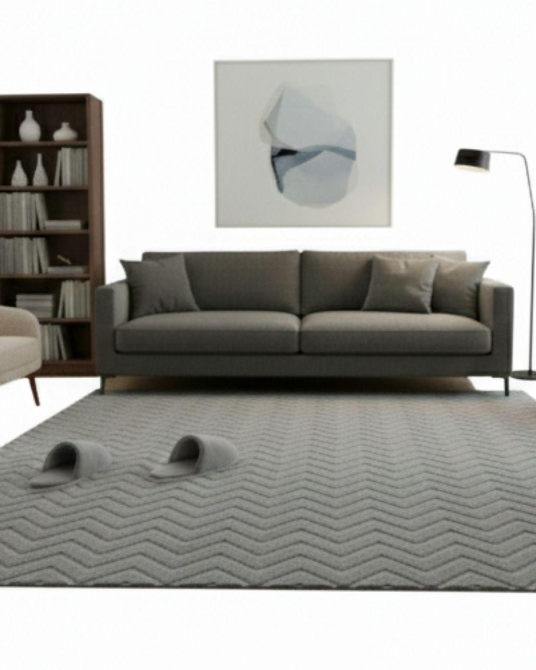 Alfombra Decorativa Jacquard de Diseño Moderno para Living. 200x240-WyM -4