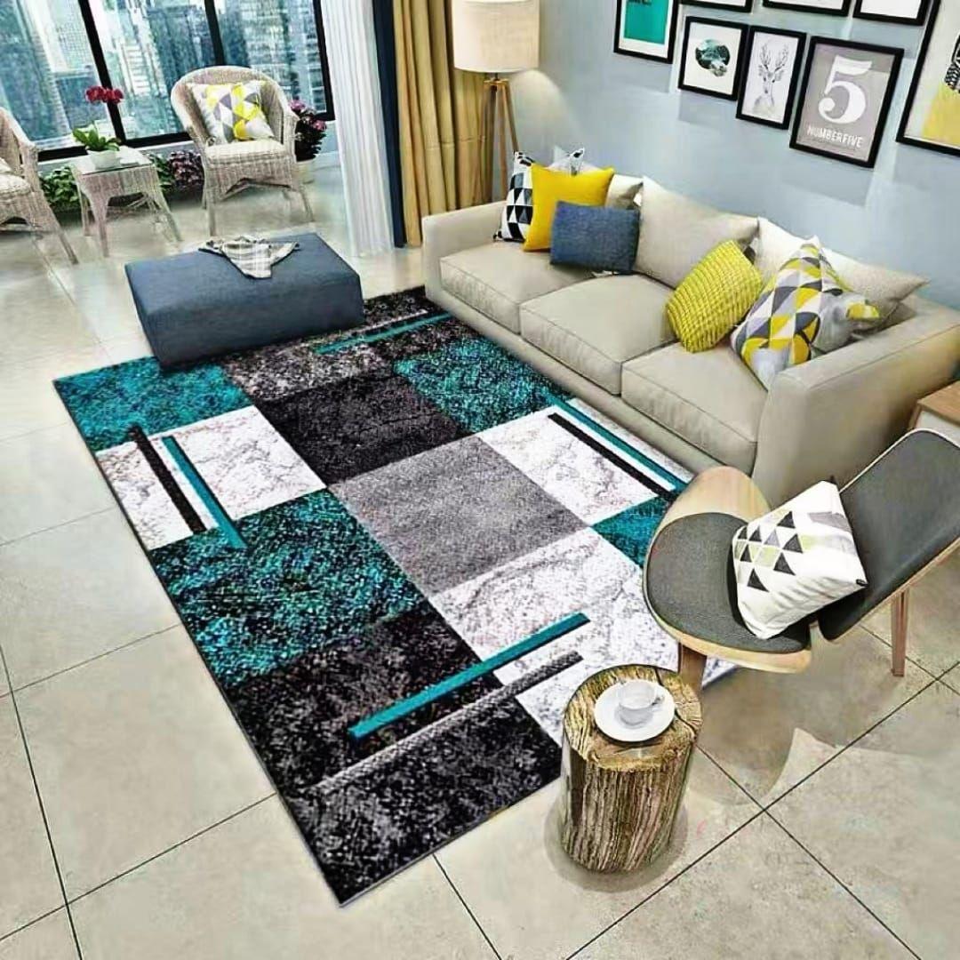 ALFOMBRA 3D DE ESTILO TURQUESA 200x240-1
