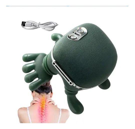 Masajeador Eléctrico Para Cuello Y Espalda Fh-670 Verde-3