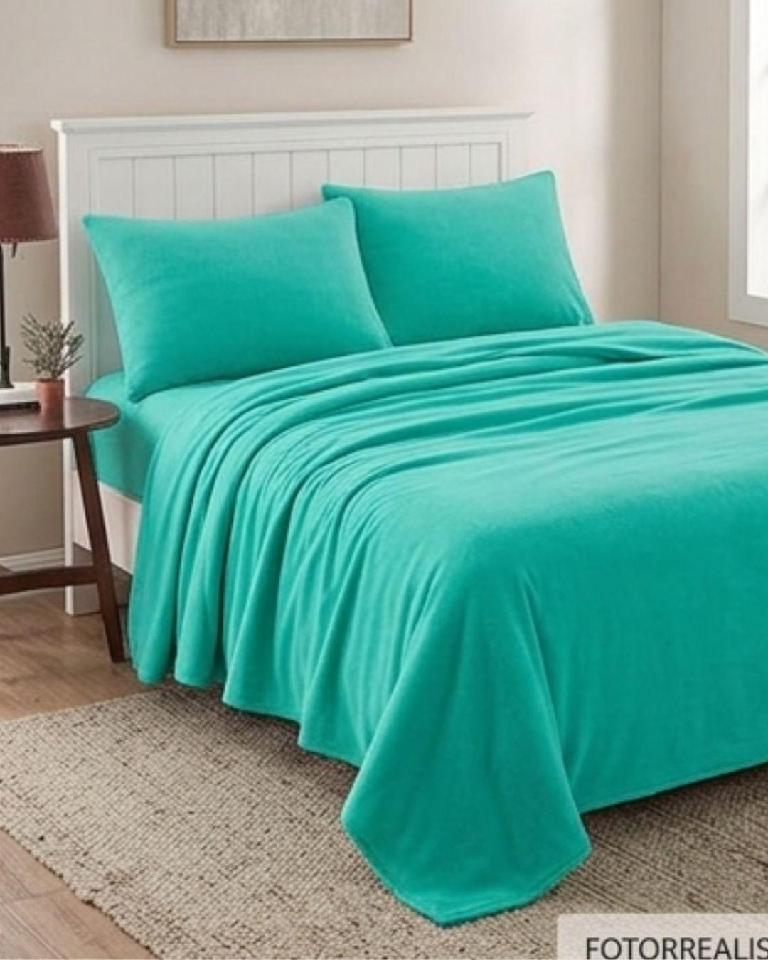 Sábanas de Polar Premium KING - Suavidad Térmica y Confort Superior FYA-3