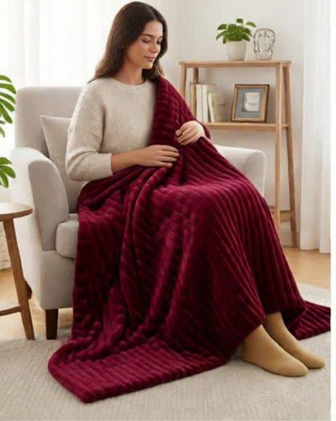 Cobertor de Invierno Premium - Diseño Lineal & Chiporro 2 Plazas TF-2